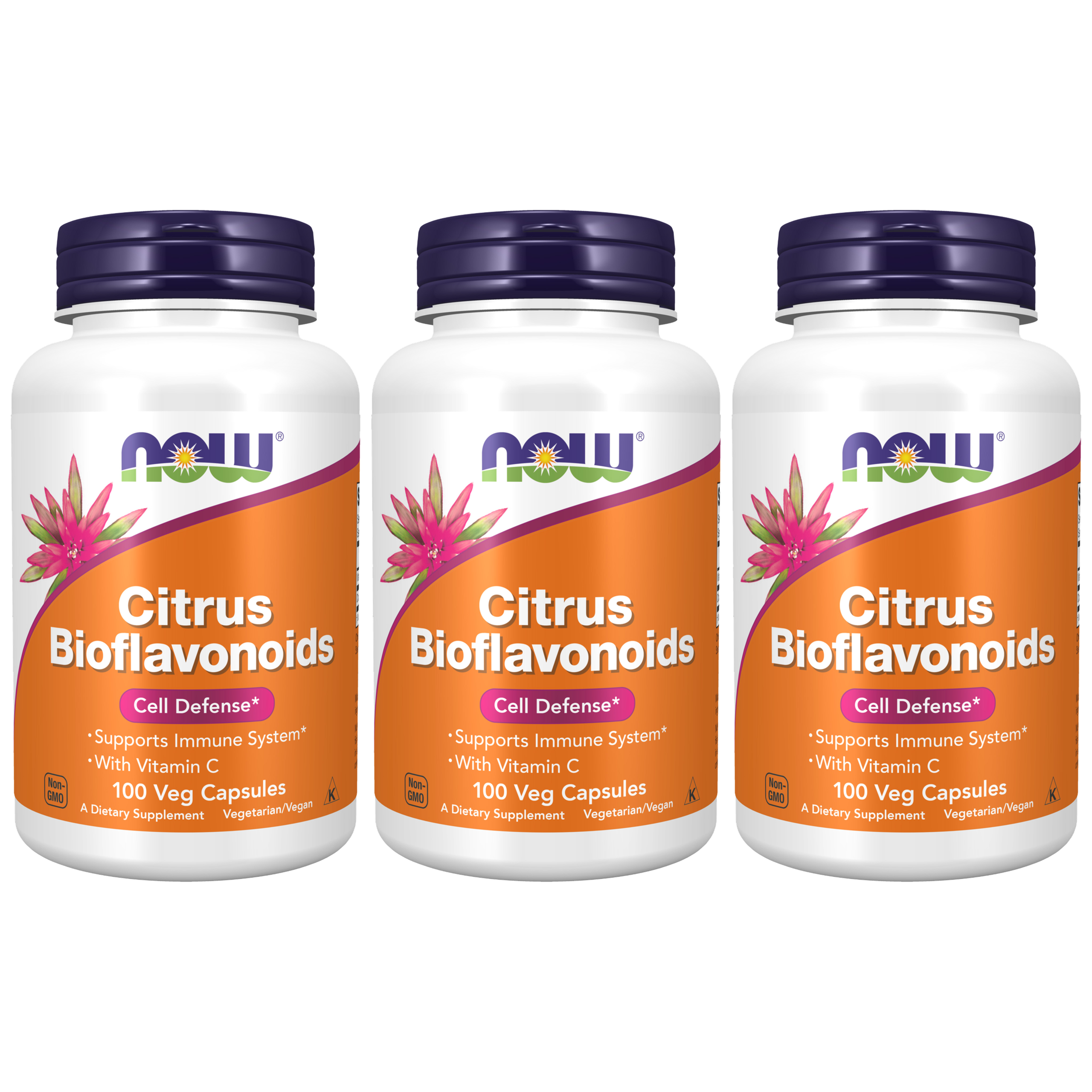 NOW Citrus Bioflavonoids 700mg - 3x 100vcaps