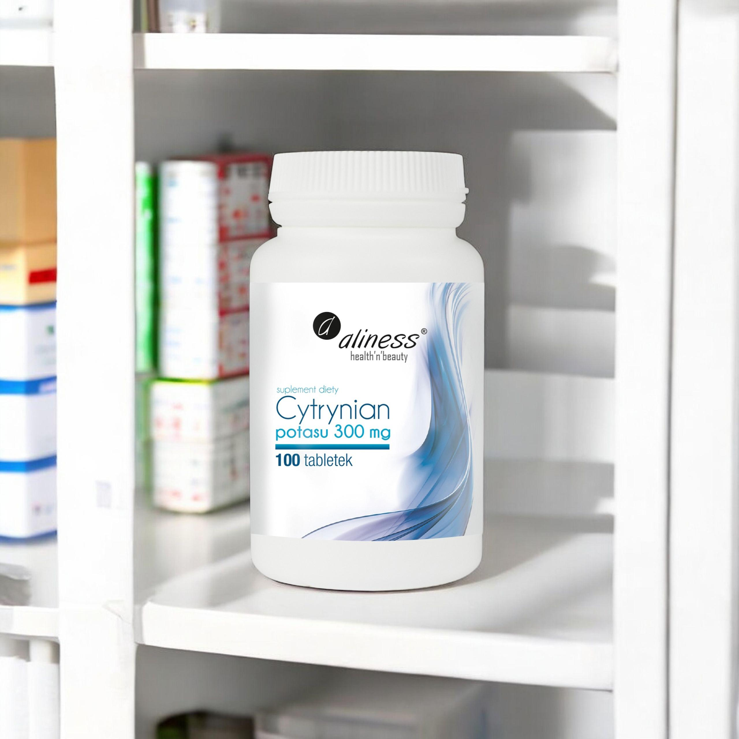 ALINESS - Cytrynian Potasu 300mg - 3x 100vtabs.
