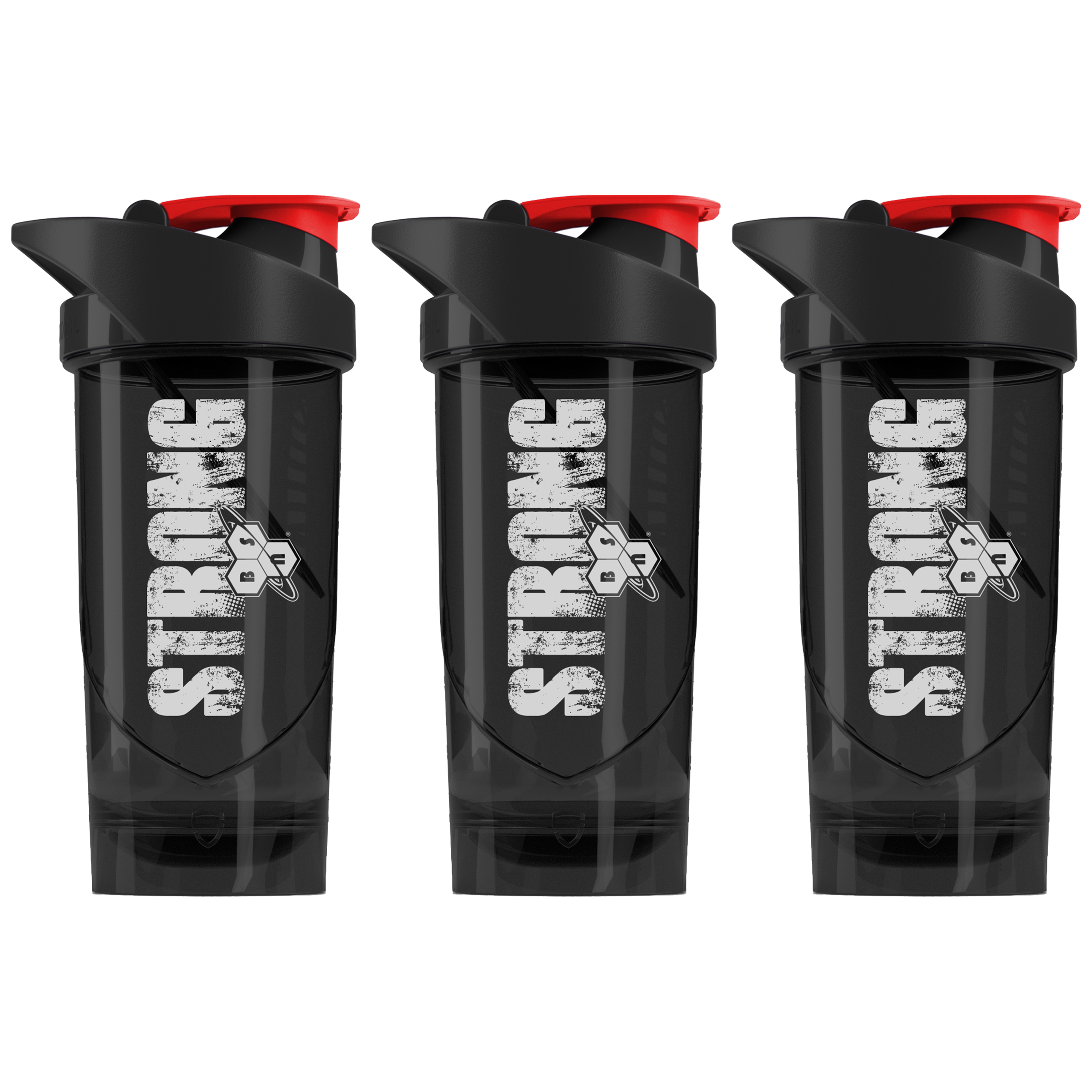 BSN Shaker Strong - 3x 700ml  - Black