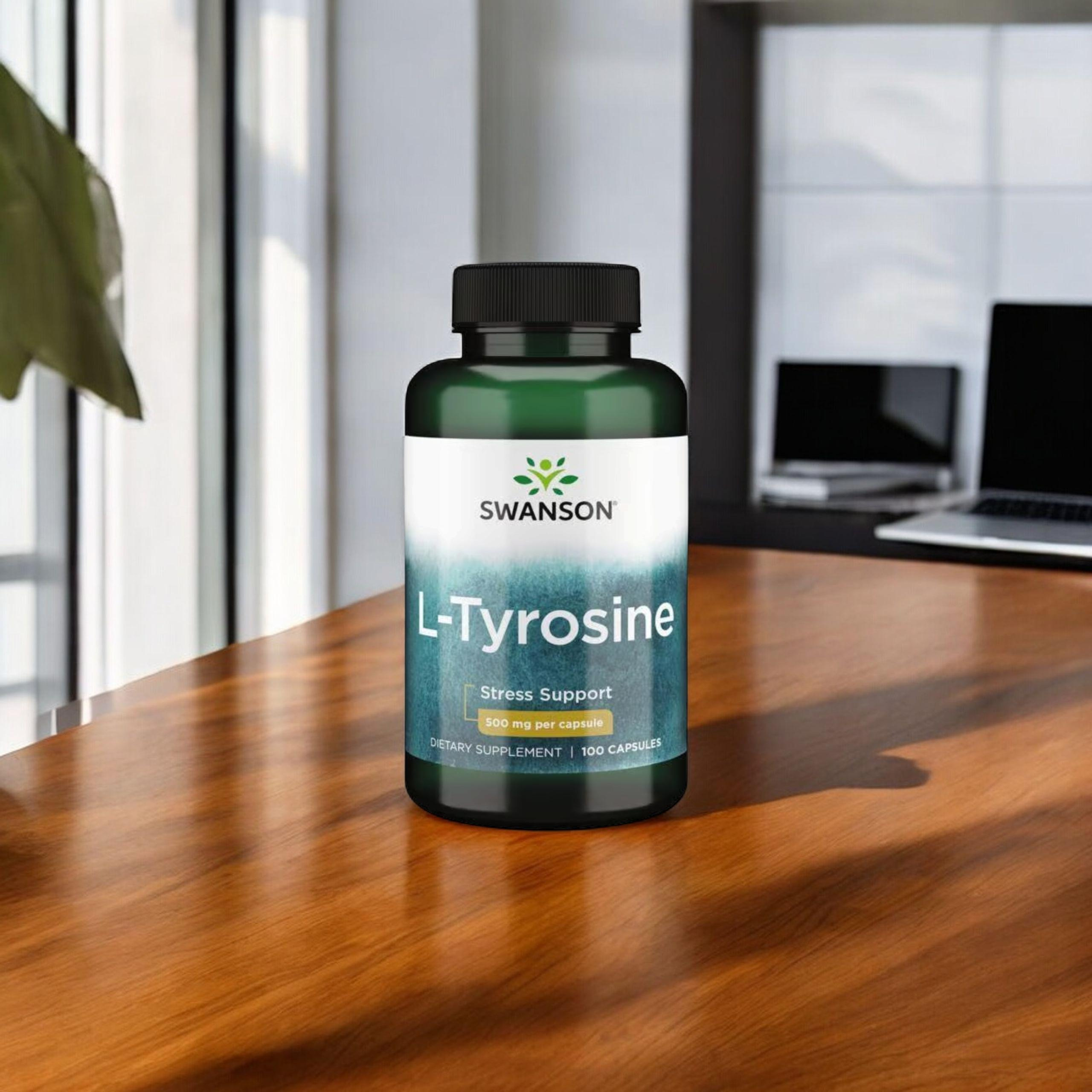 SWANSON L-Tyrosine 500mg - 3x 100caps