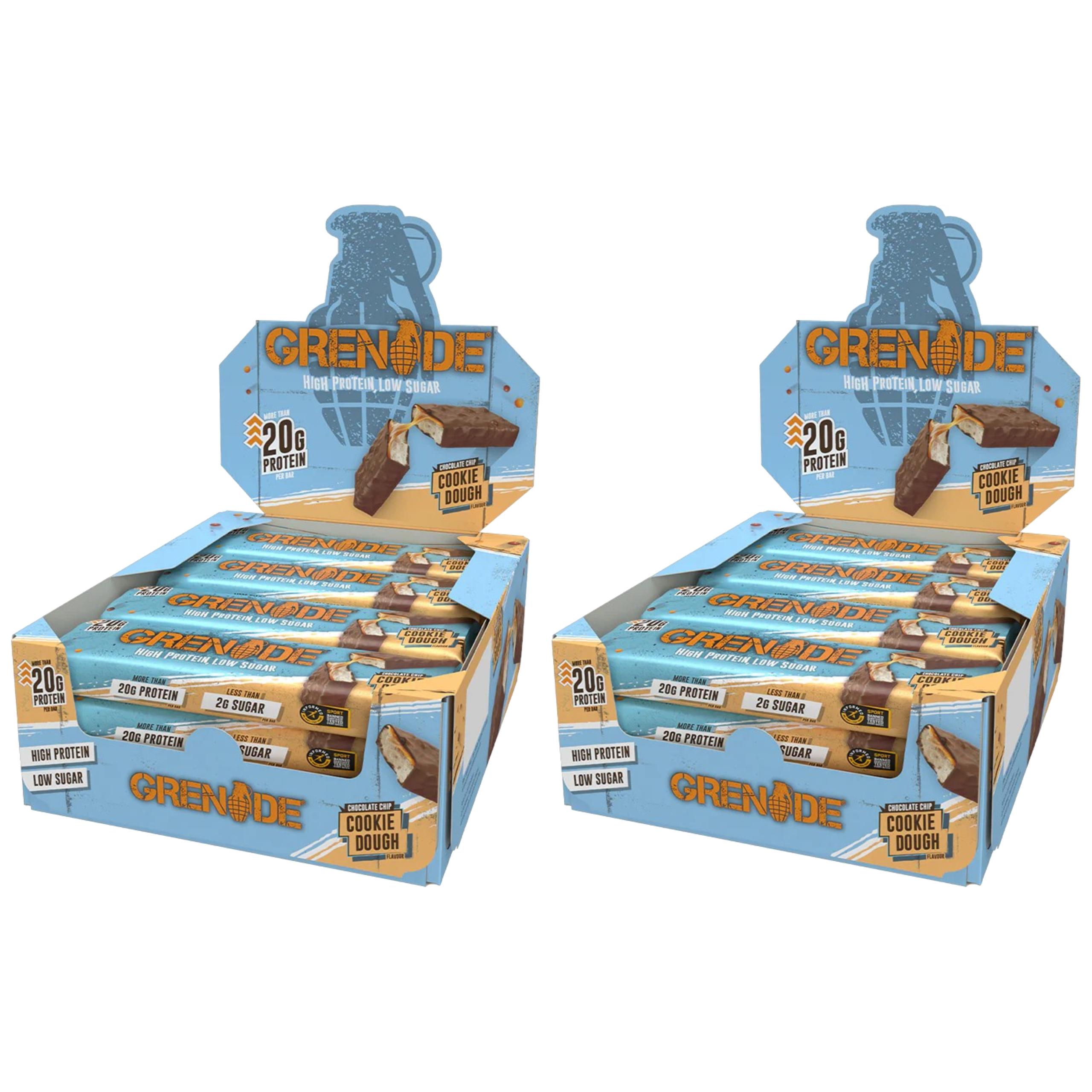 GRENADE - Protein Bar - 2x 60g x12