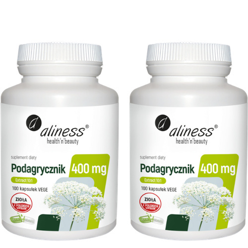 ALINESS - Podagrycznik Ekstrakt 10:1 400mg - 2x 100vcaps.