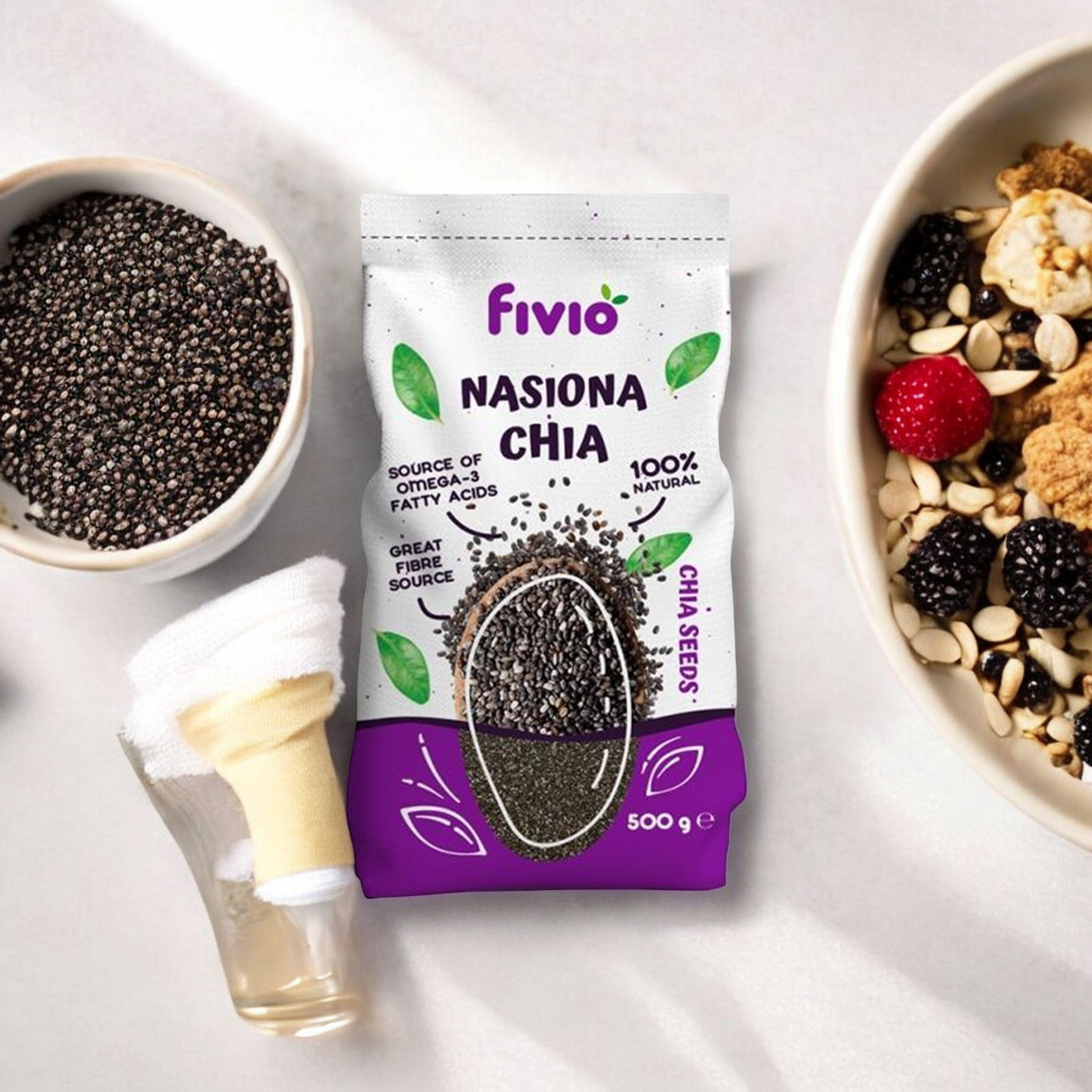 FIVIO - Chia Seeds - 3x 500g