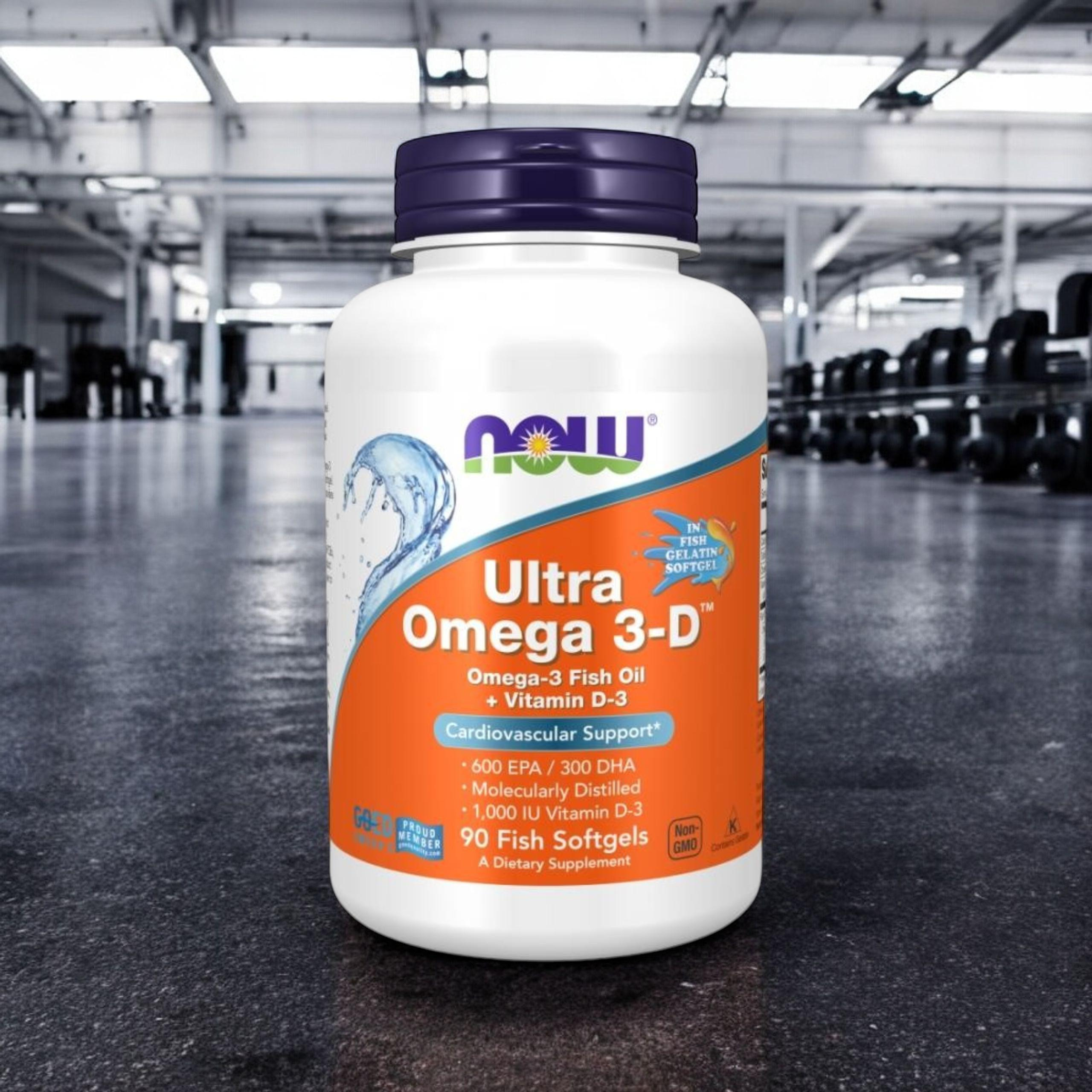NOW - Ultra Omega 3-D Fish Oil - 2x 90softgels