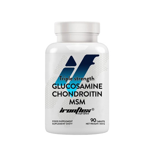 IRONFLEX Glucosamine Chondroitin MSM - 3x 90tabs.