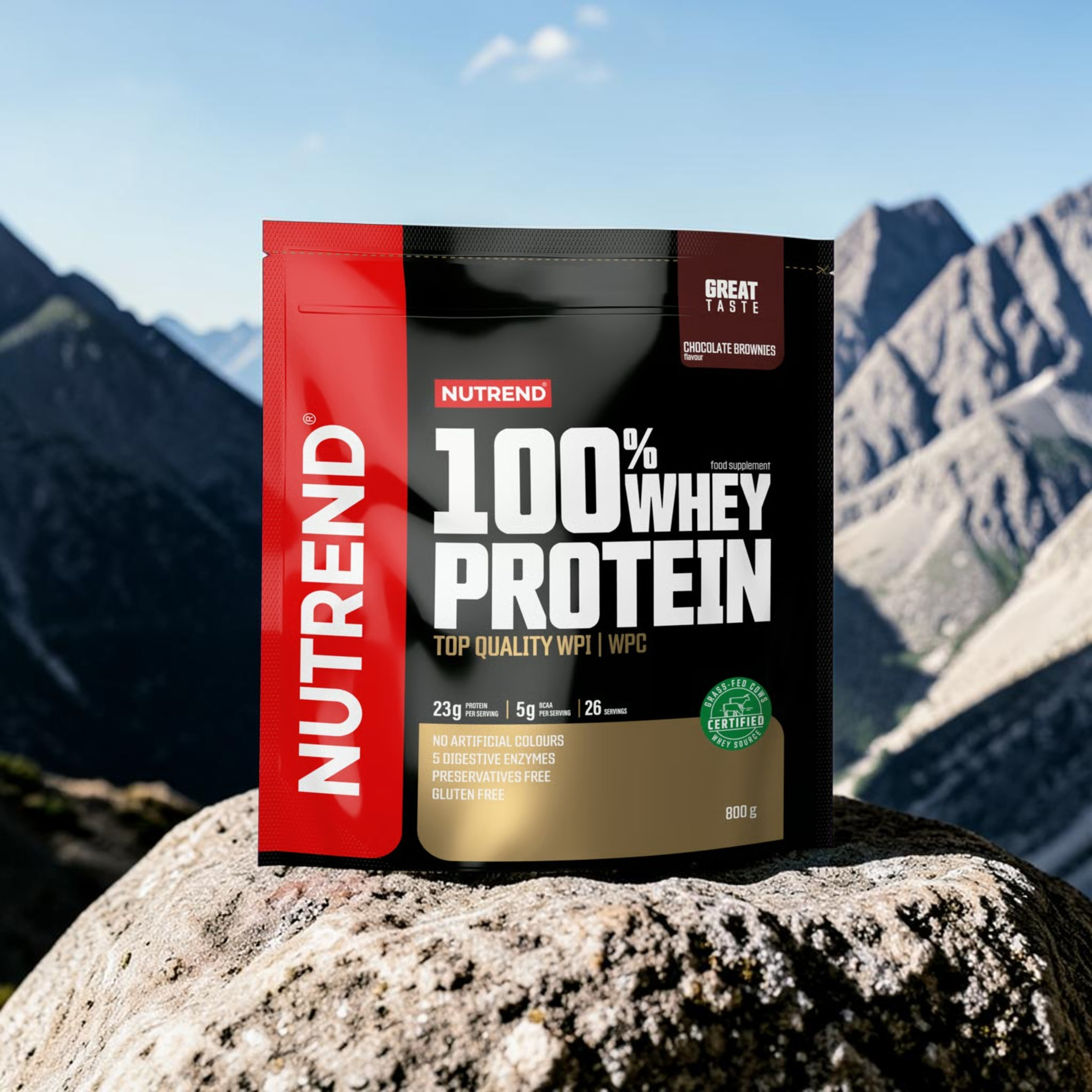 NUTREND Whey Protein 800g Czekoladowe Brownies