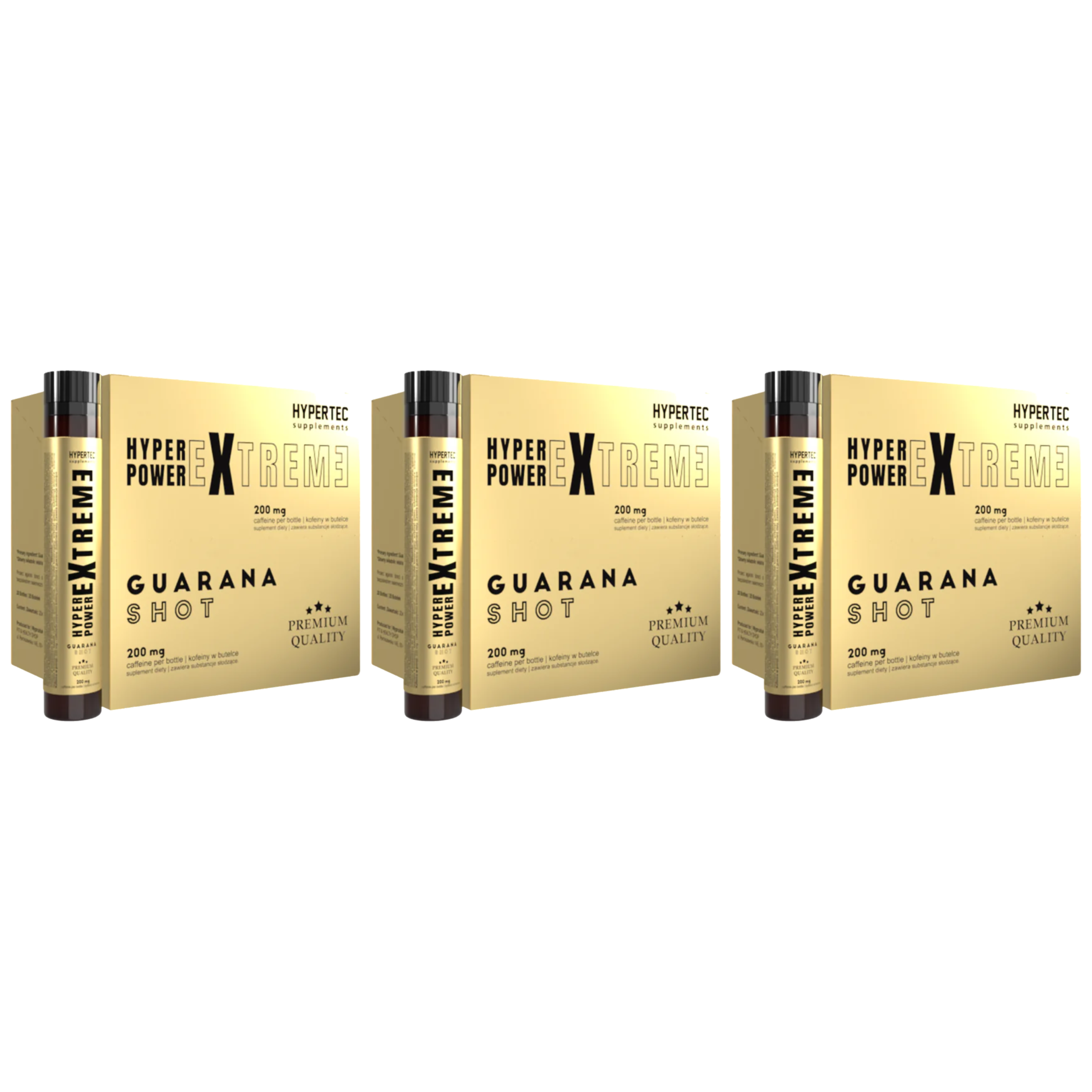 HYPERTEC SUPPLEMENTS - Guarana Shot - 20x 3x 25ml
