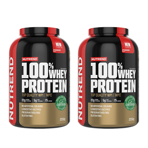 NUTREND 100% Whey Protein - 2x 2250g