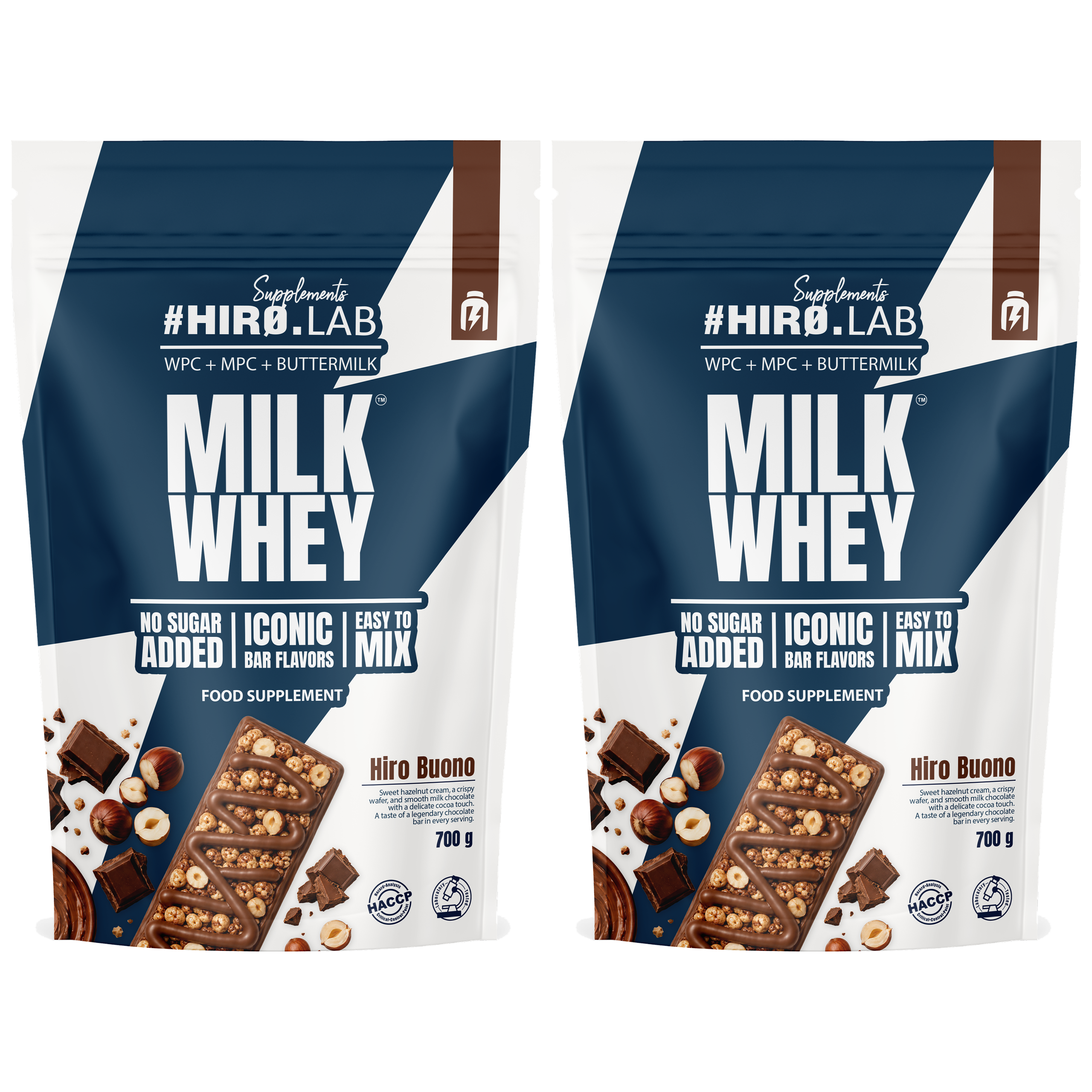 HIRO.LAB - Milk Whey - 2x 700g