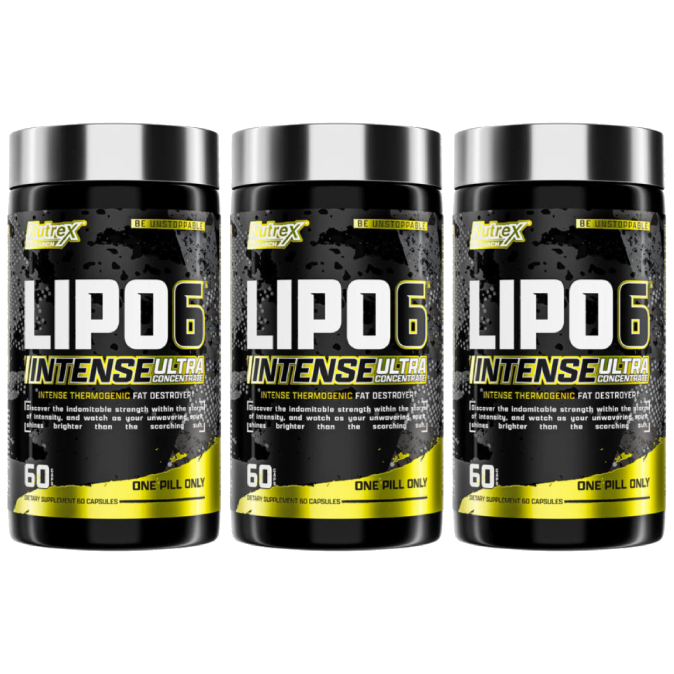 NUTREX Lipo 6 Black UC Intense EU - 3x 60caps