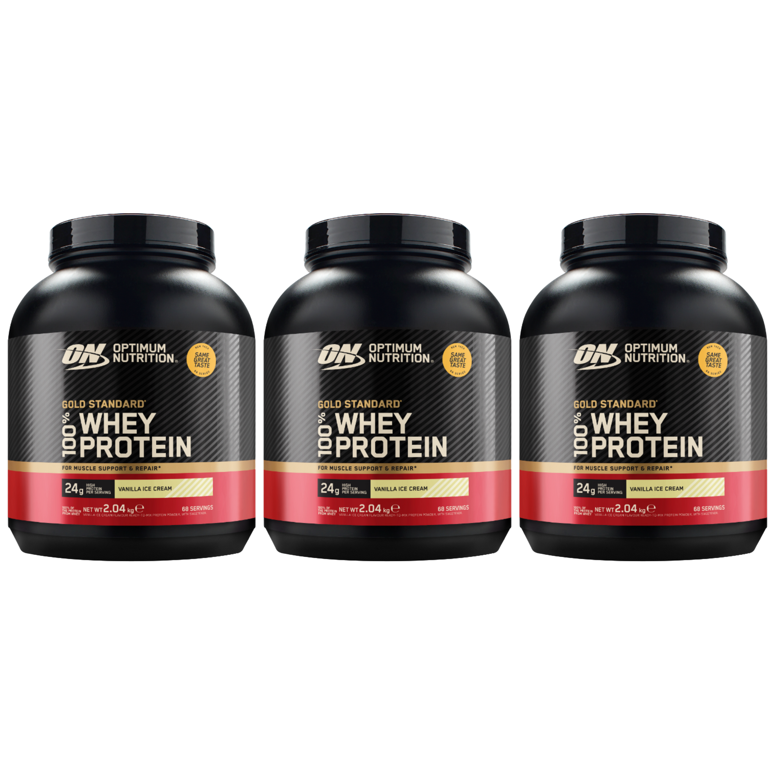 OPTIMUM NUTRITION Whey Gold Standard - 3x 2040g