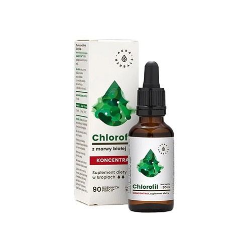 AURA HERBALS - Chlorofil z Morwy Białej - 30ml