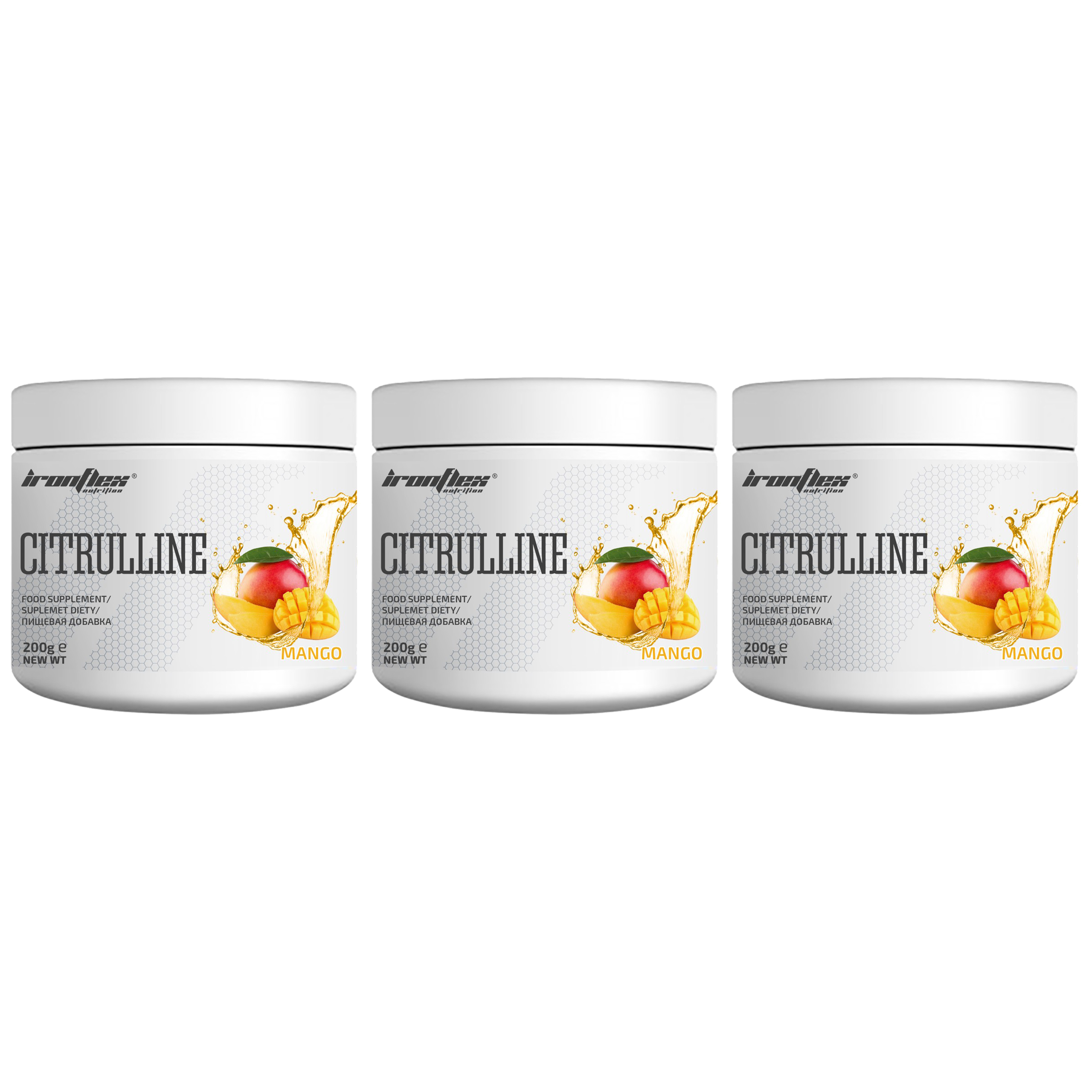 IRONFLEX Citrulline - 3x 200g - Mango