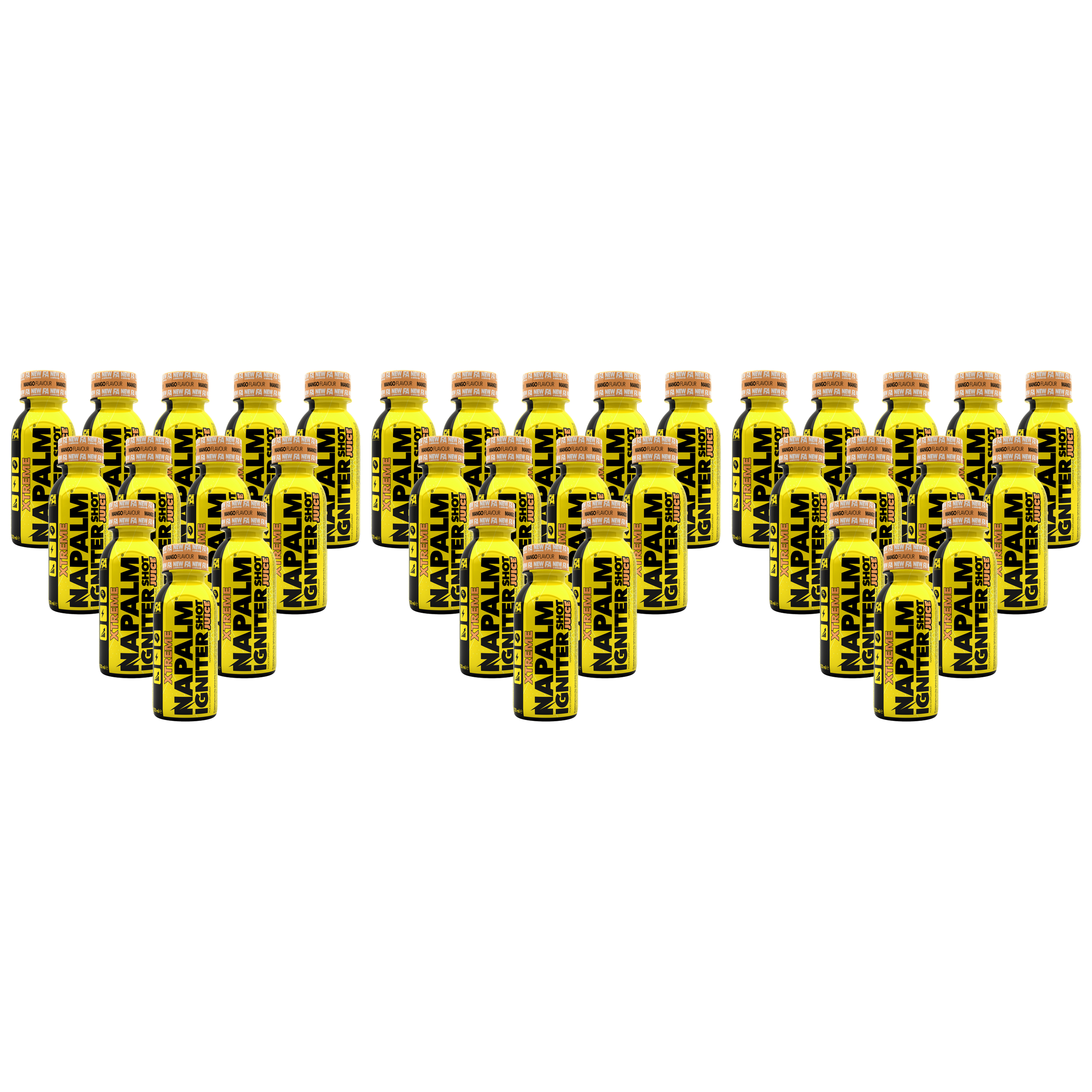 FITNESS AUTHORITY Napalm Igniter Juice Shot - 12x 3x 120ml