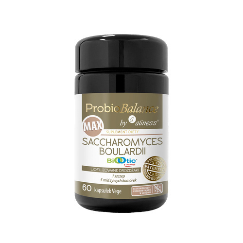 ALINESS - ProbioBALANCE Max Saccharomyces Boulardii 5mld - 60vcaps.