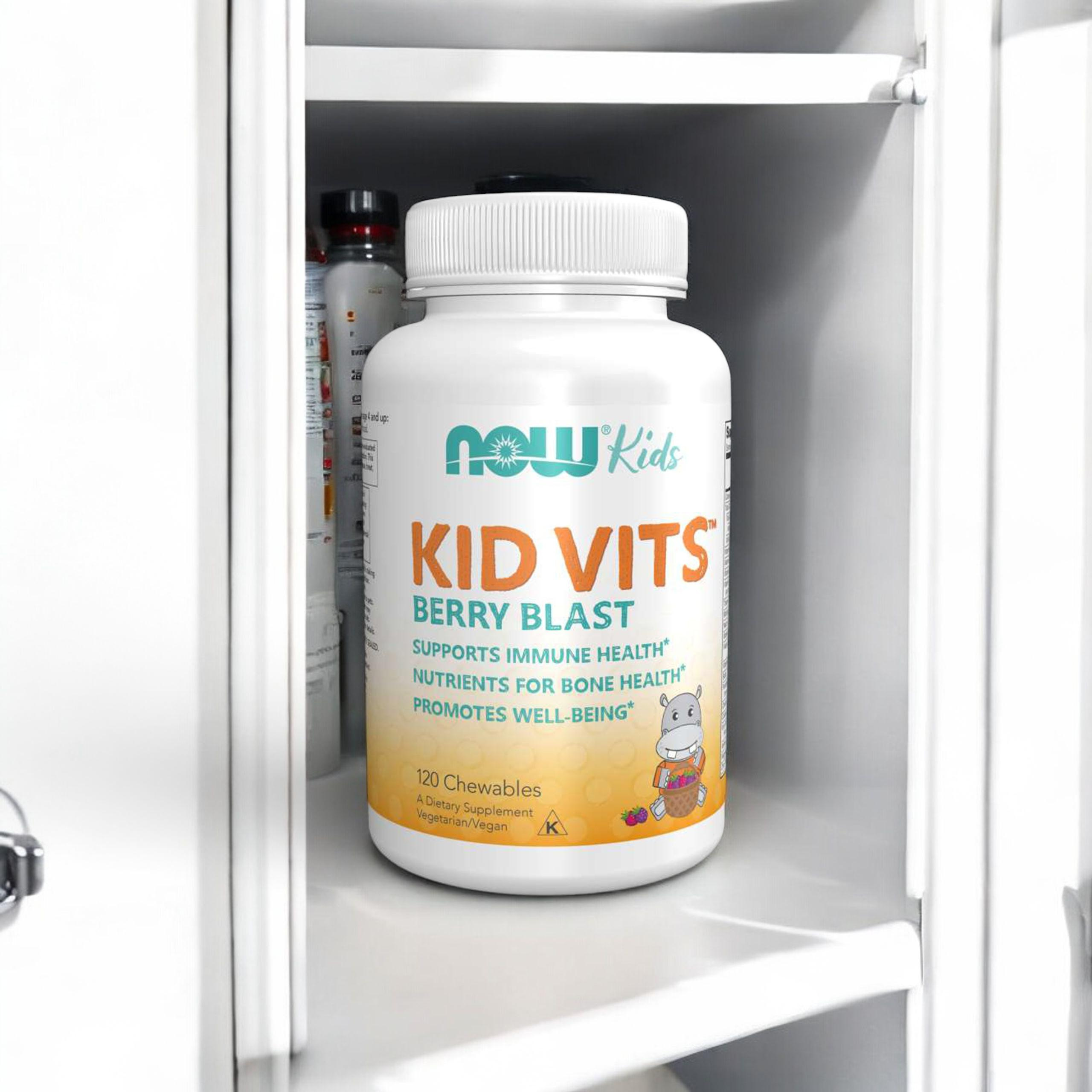 NOW Kid Vits - 2x 120 tabletek do ssania