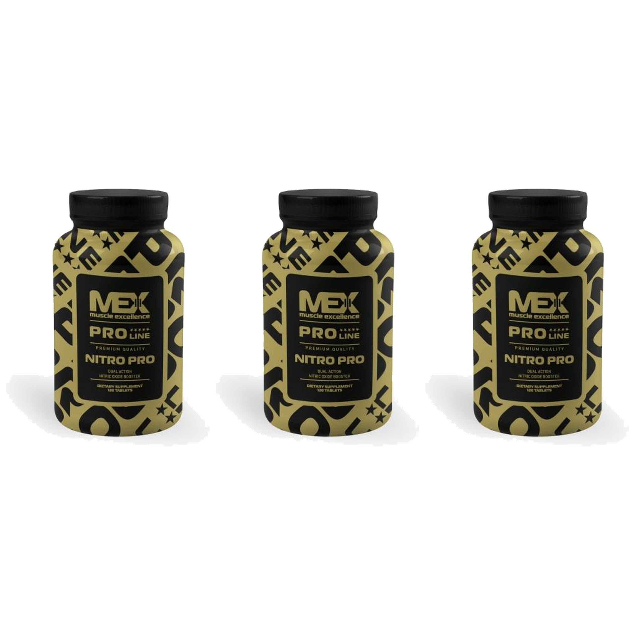 MEX NUTRITION - Nitro Pro - 3x 120tabs.