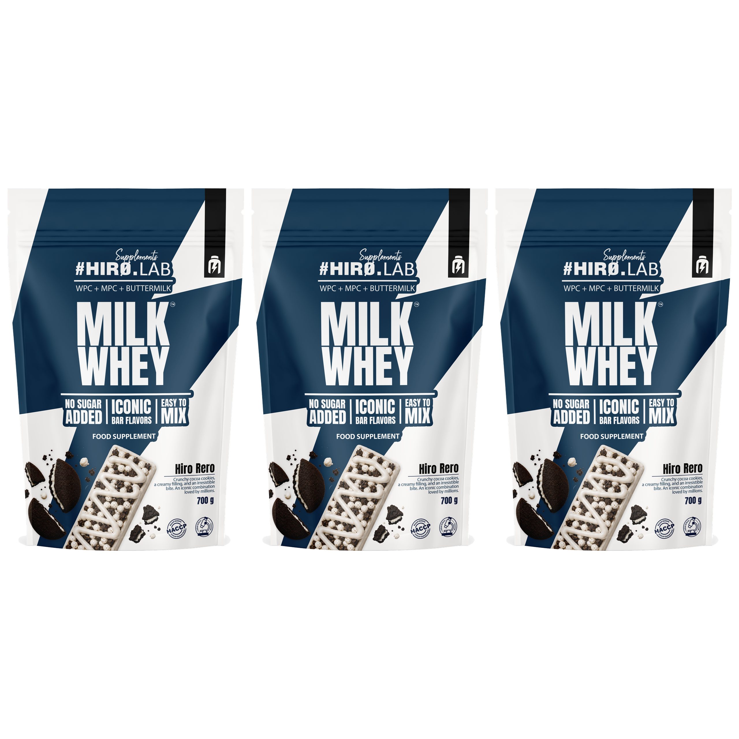 HIRO.LAB - Milk Whey - 3x 700g