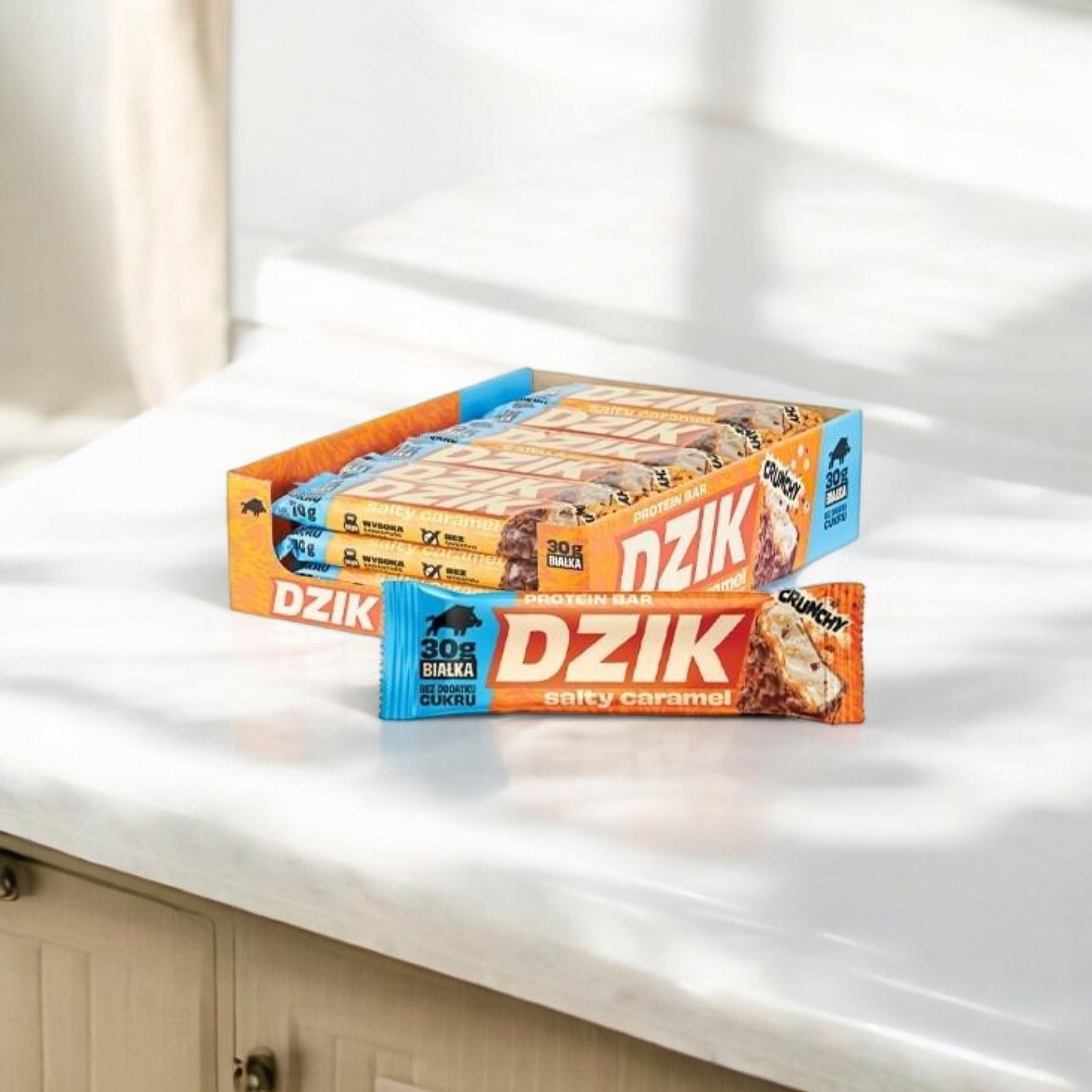 DZIK - Protein Bar Crunchy - 24x 70g 