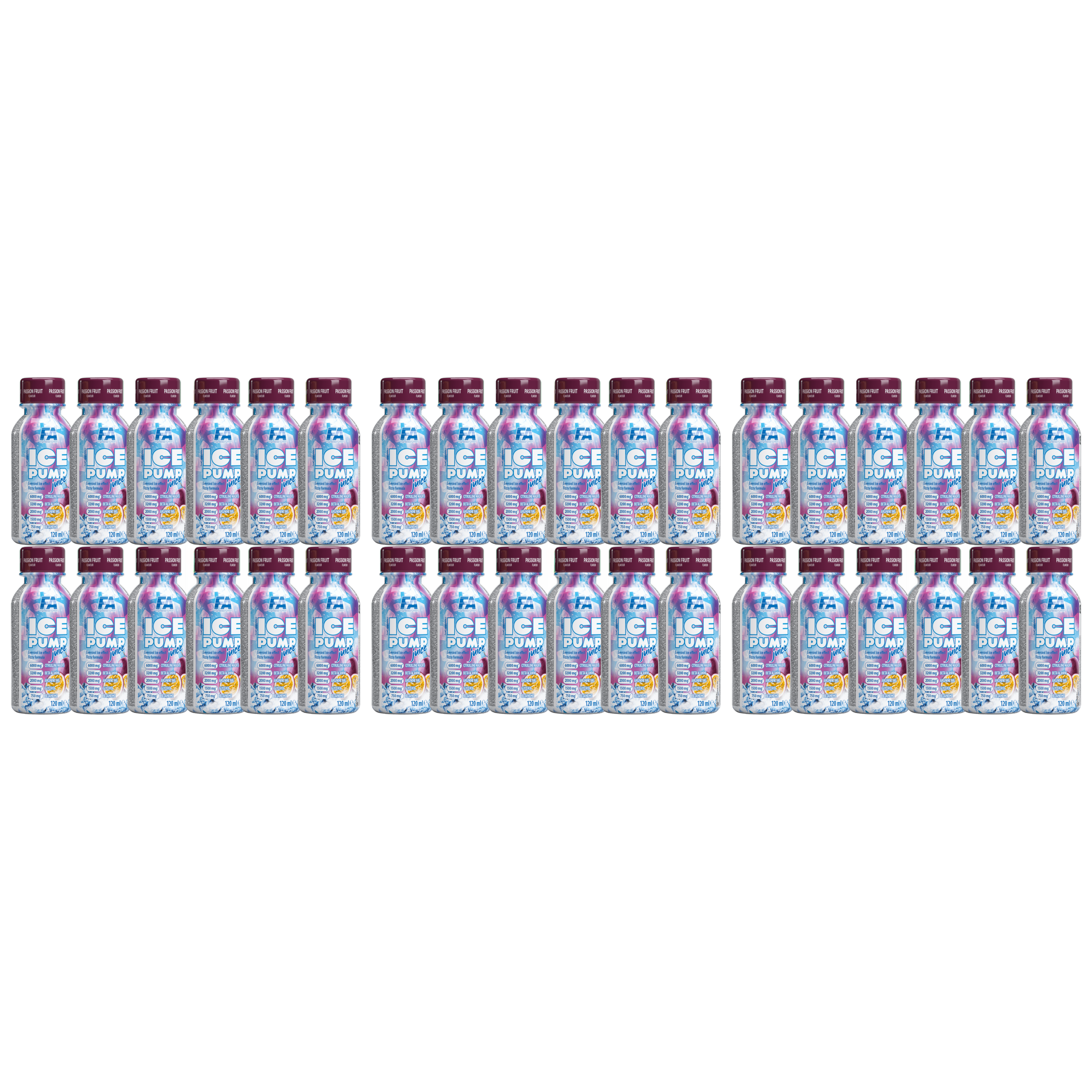 FITNESS AUTHORITY - Ice Pump Juice - 12x 3x 120ml 