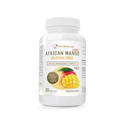 PROGRESS LABS African Mango Forte Original 20:1 600mg - 60tabs