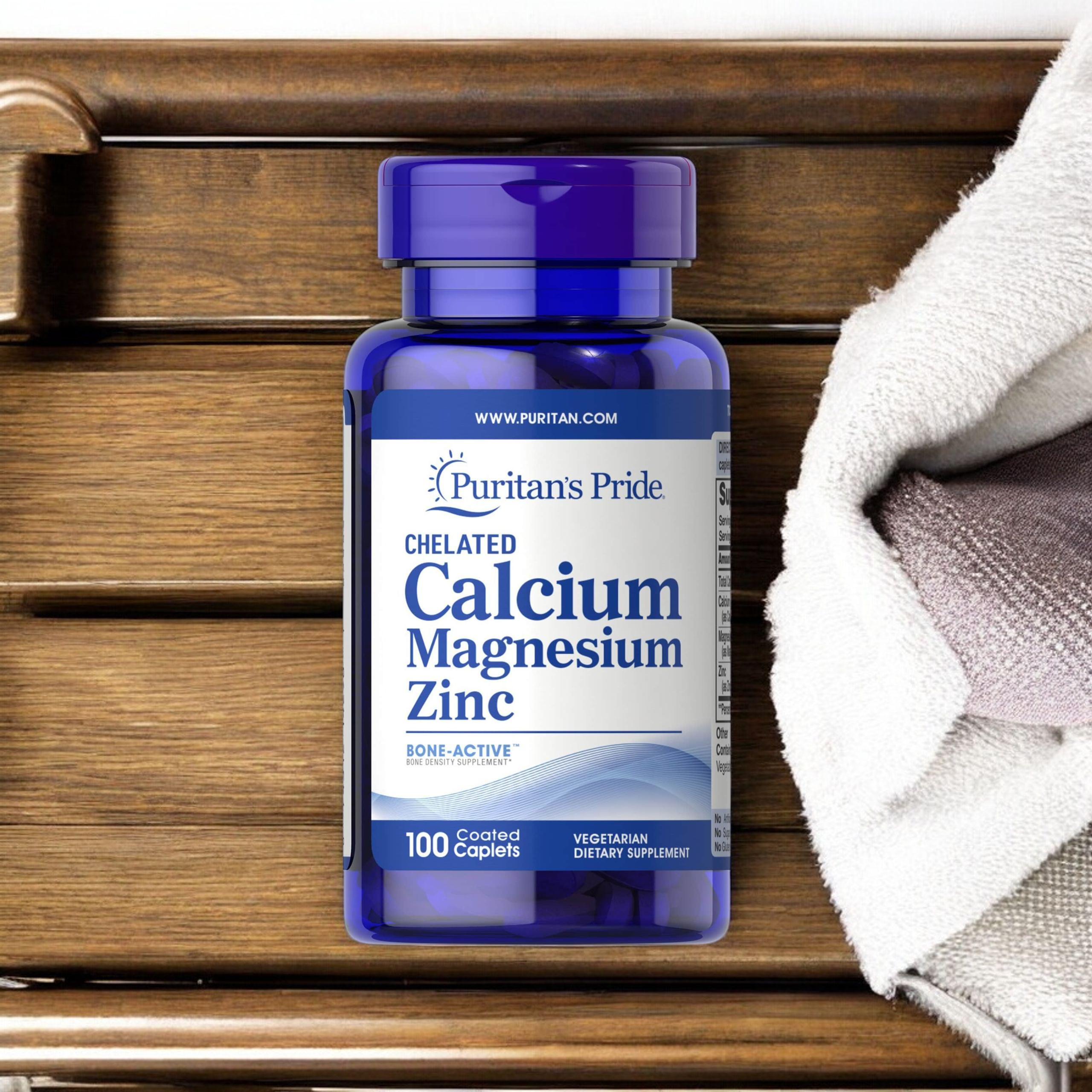 Puritan's Pride Calcium Magnesium Zinc - 100caplets