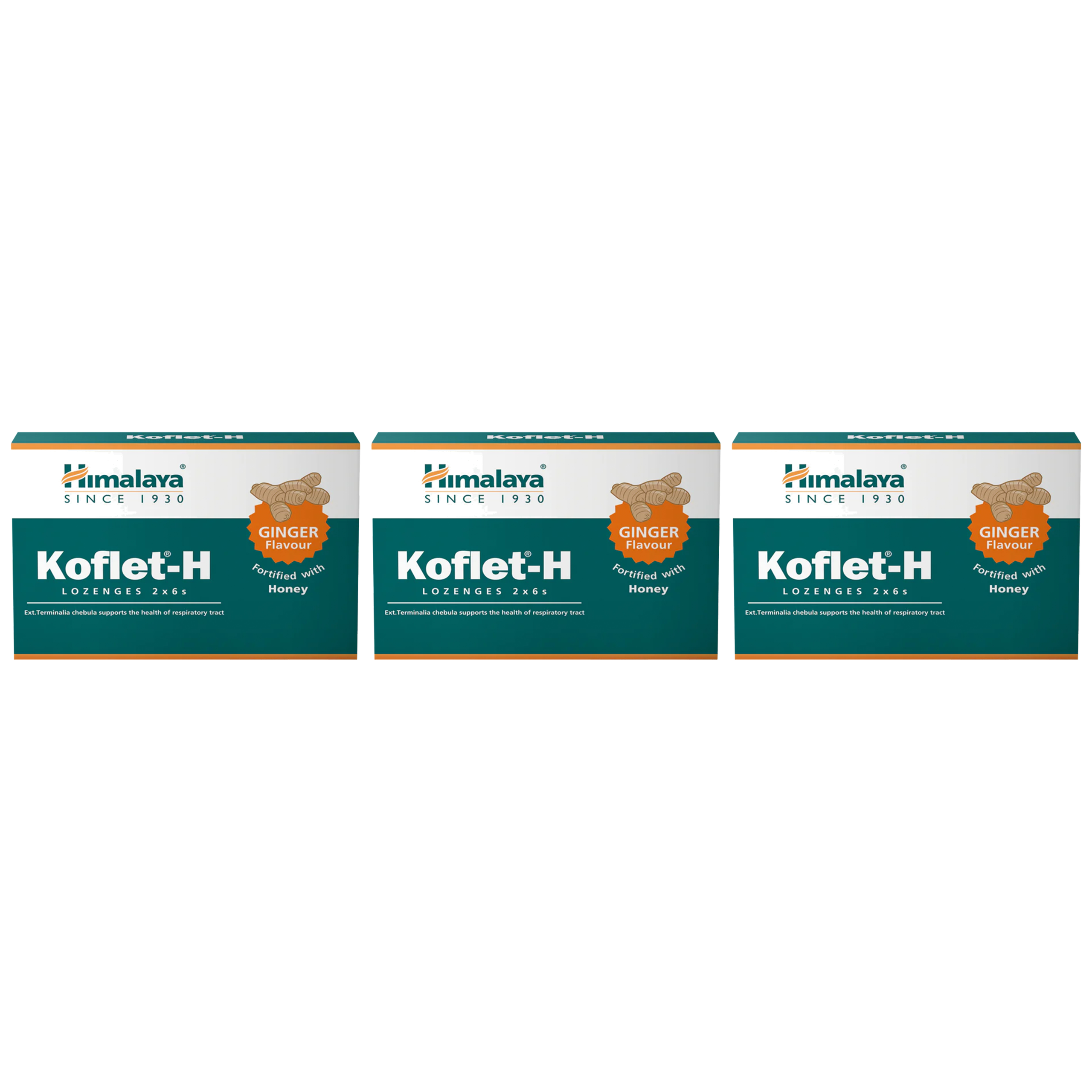 HIMALAYA Koflet-H - 12lozenges - 3x Pastylki do ssania