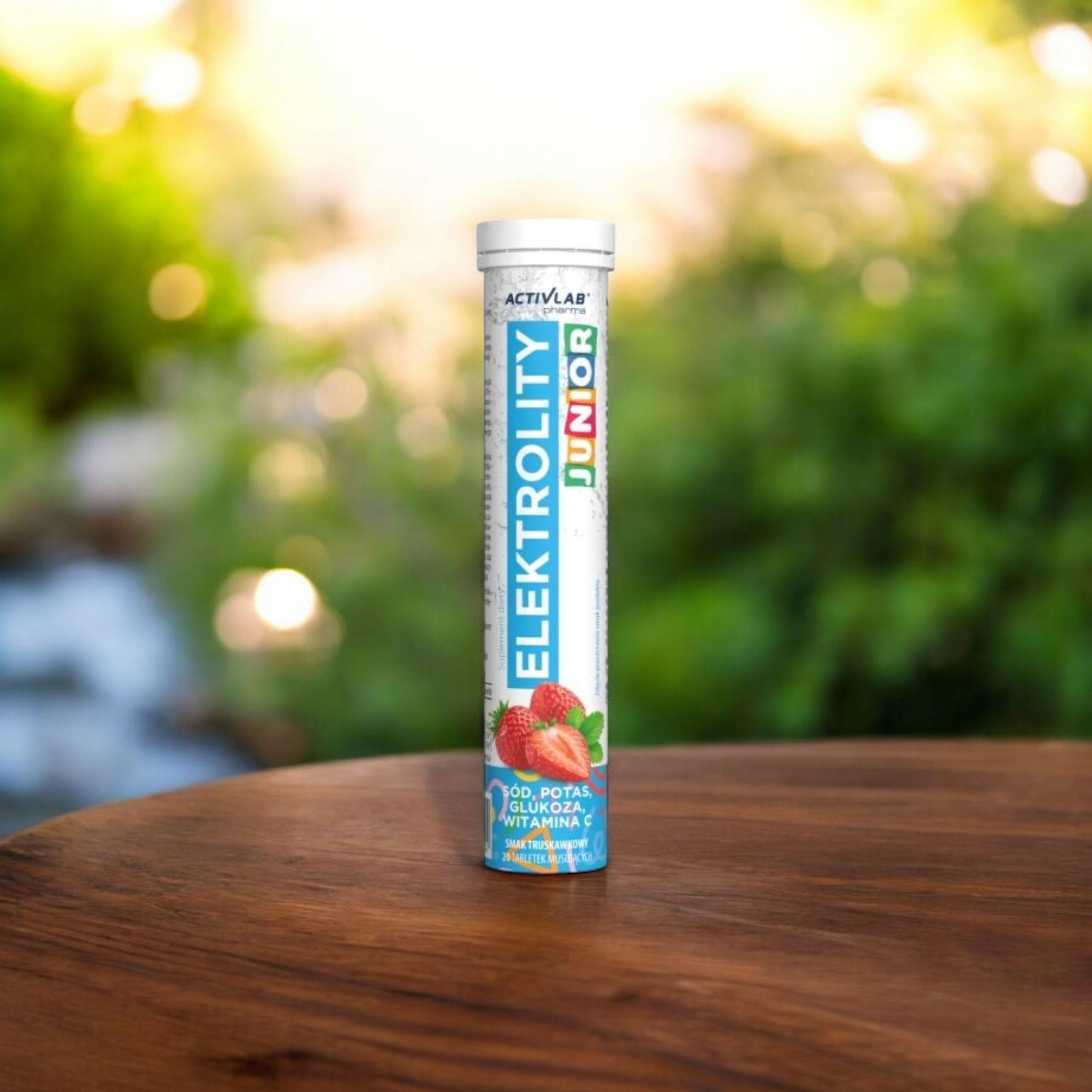 ACTIVLAB PHARMA - Elektrolity Junior - 20tabs - Strawberry