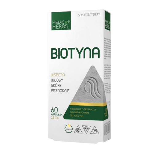 MEDICA HERBS - Biotyna 2,5mg - 2x 60caps.