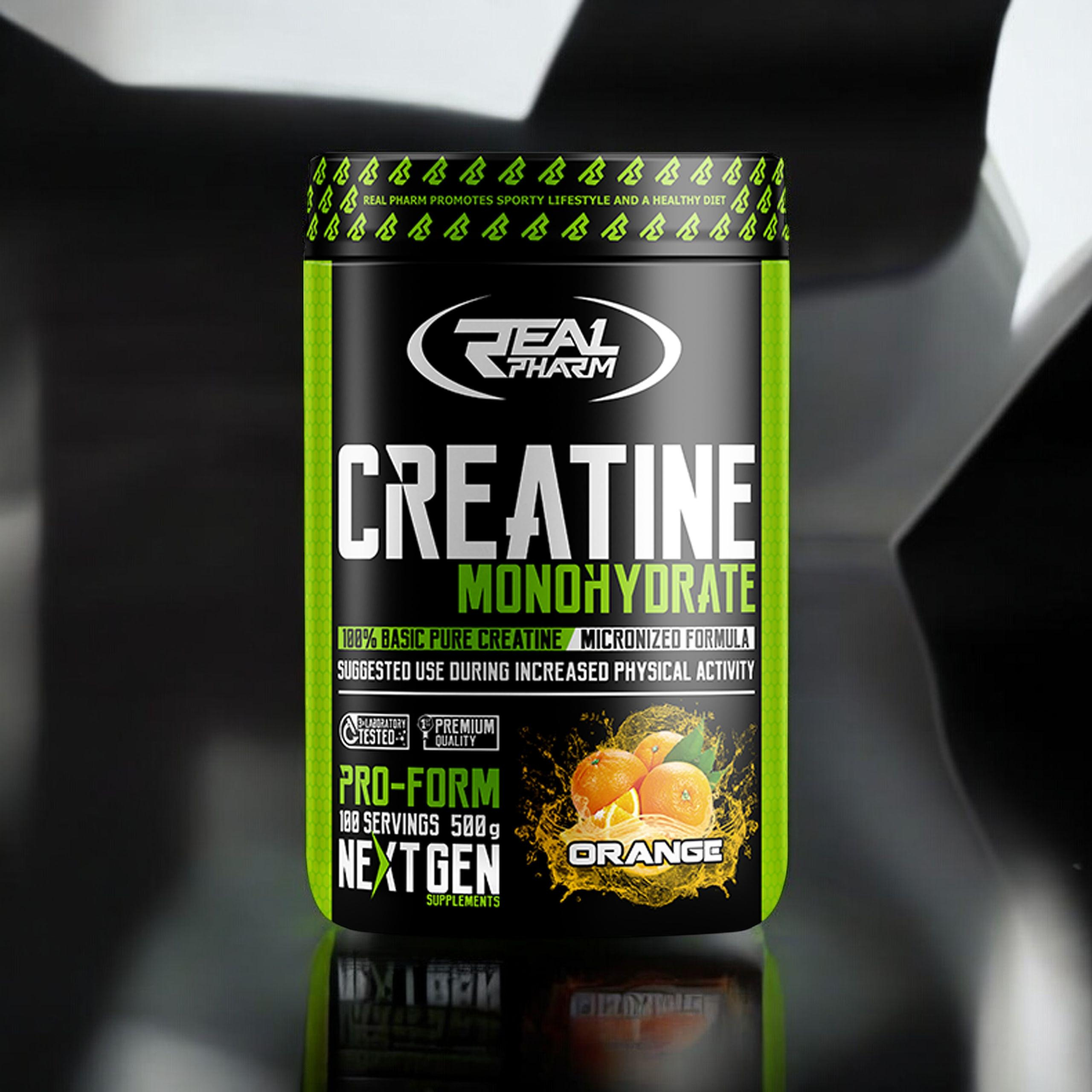 REAL PHARM Creatine Monohydrate - 2x 500g
