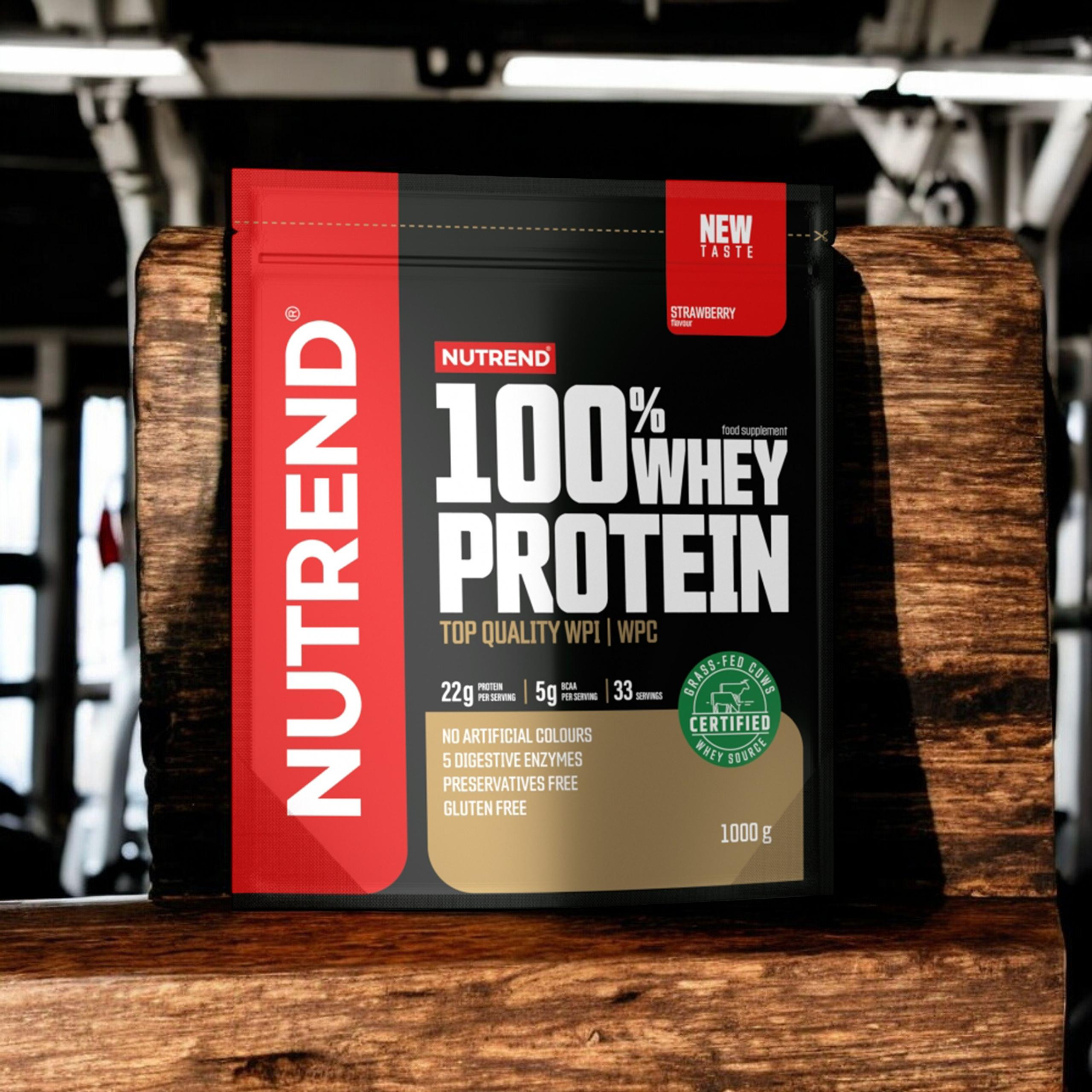 NUTREND 100% Whey Protein - 3x 1000g