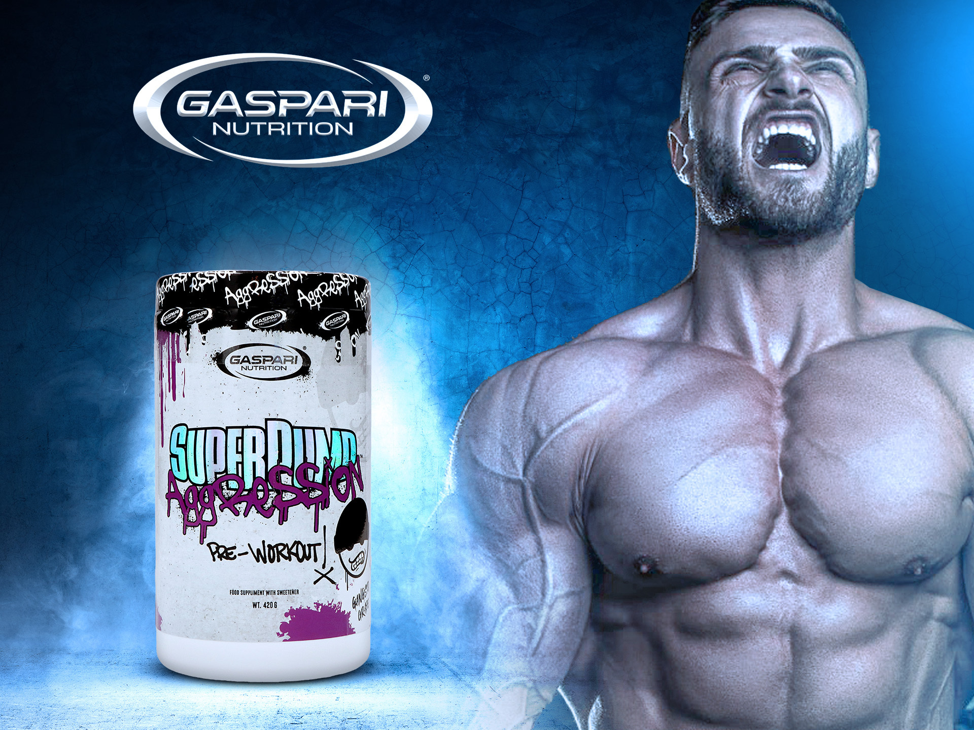 GASPARI NUTRITION Super Pump Aggression - 2x 420g