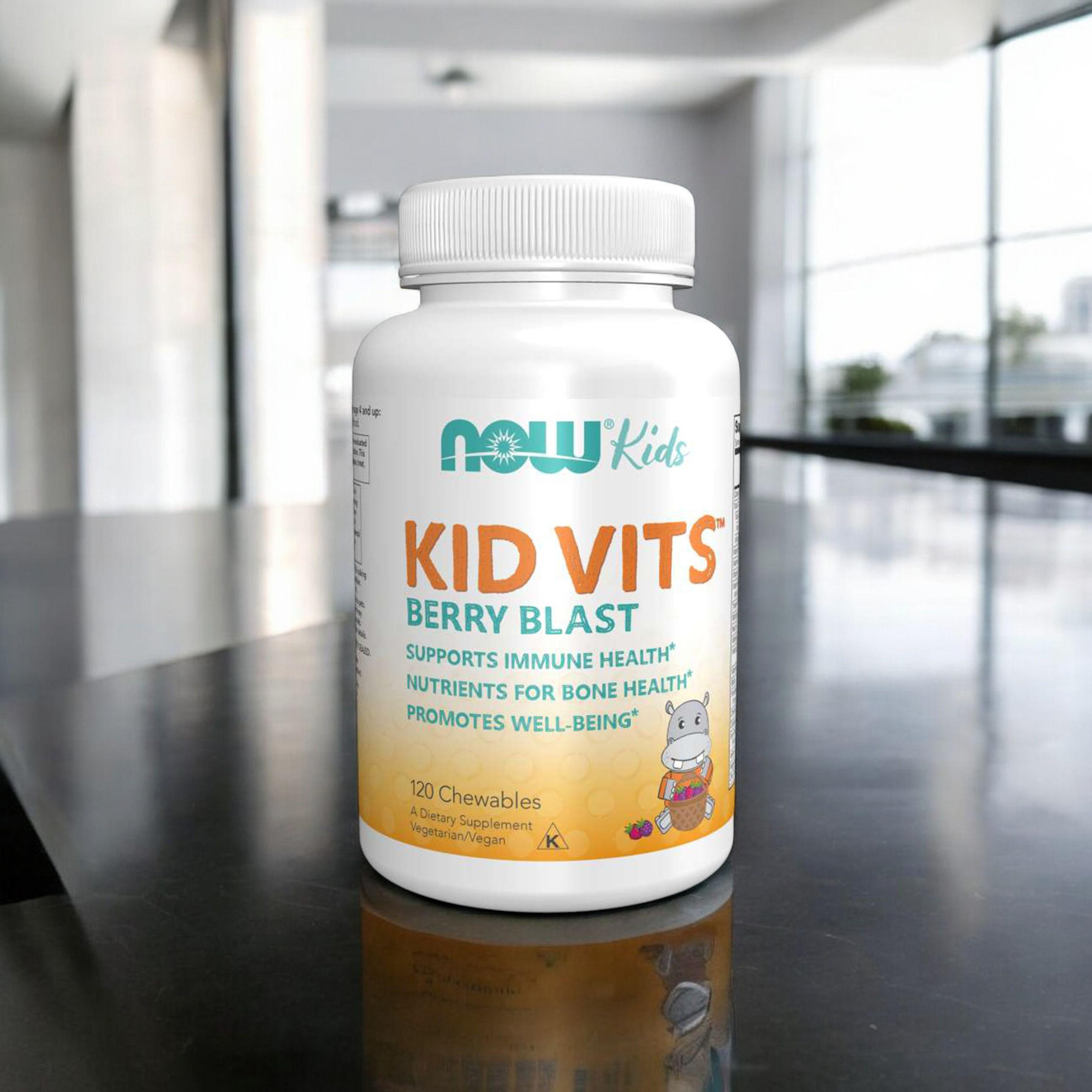NOW Kid Vits - 2x 120 tabletek do ssania