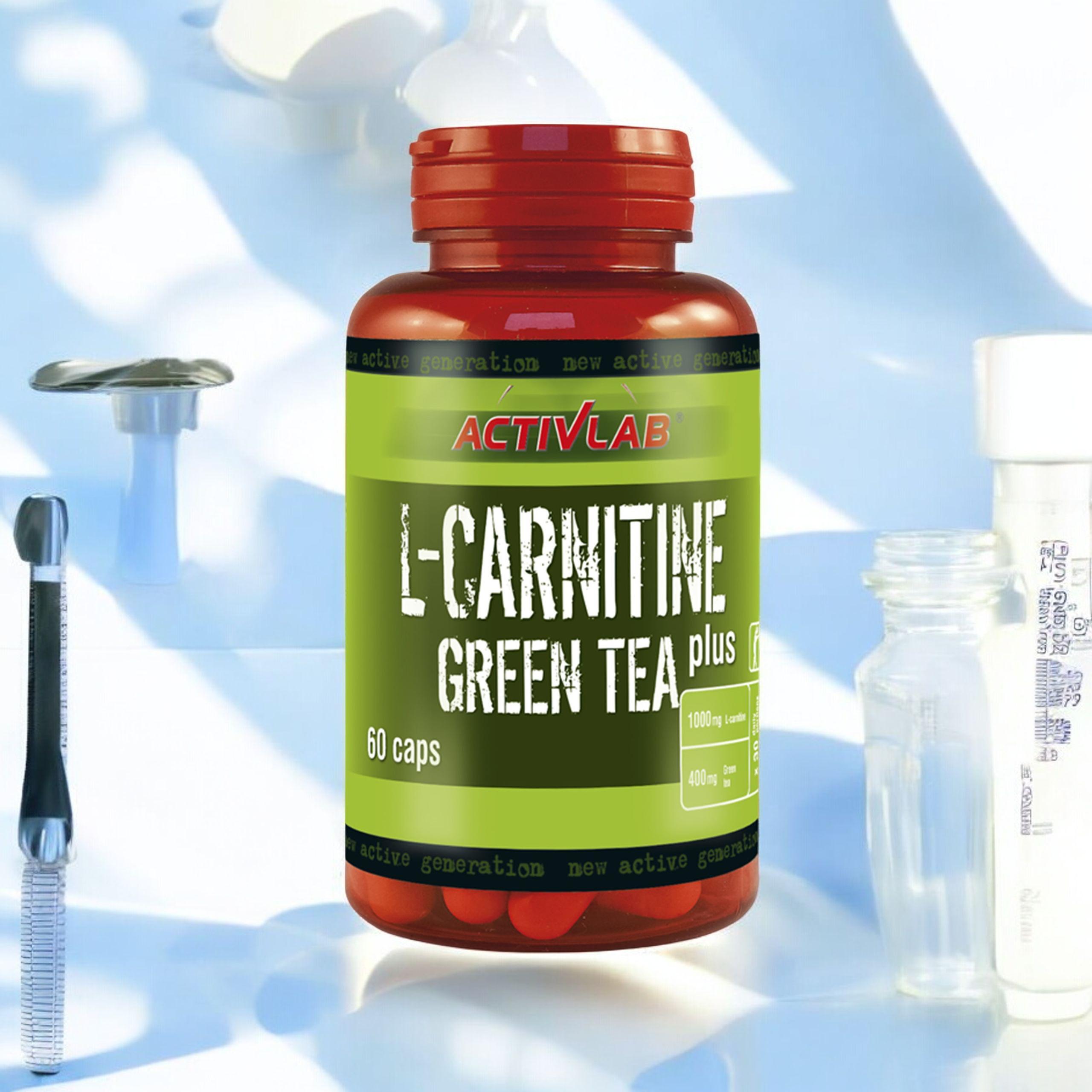 ACTIVLAB L-Carnitine + Green Tea - 3x 60caps