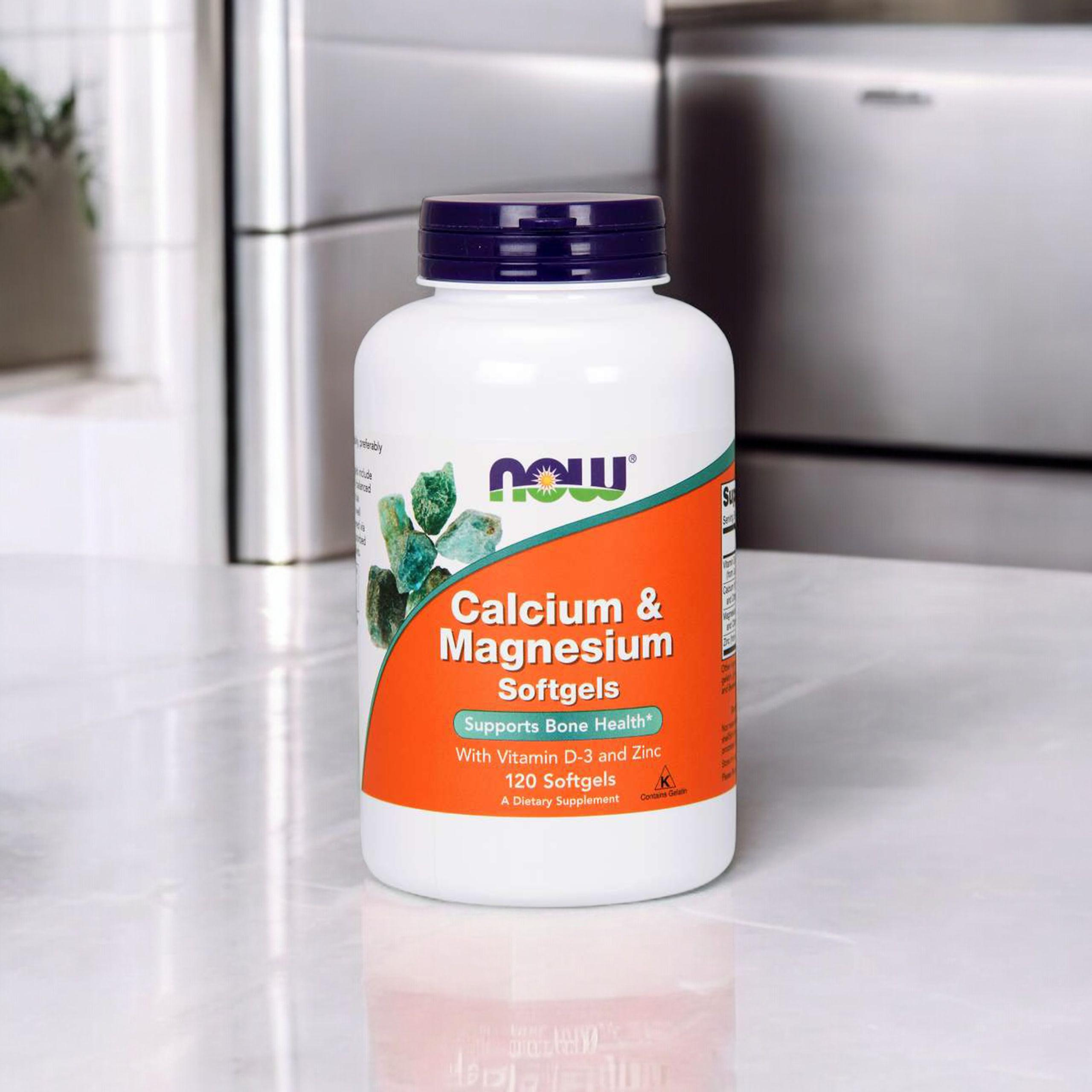NOW Calcium and Magnesium - 2x 120softgels