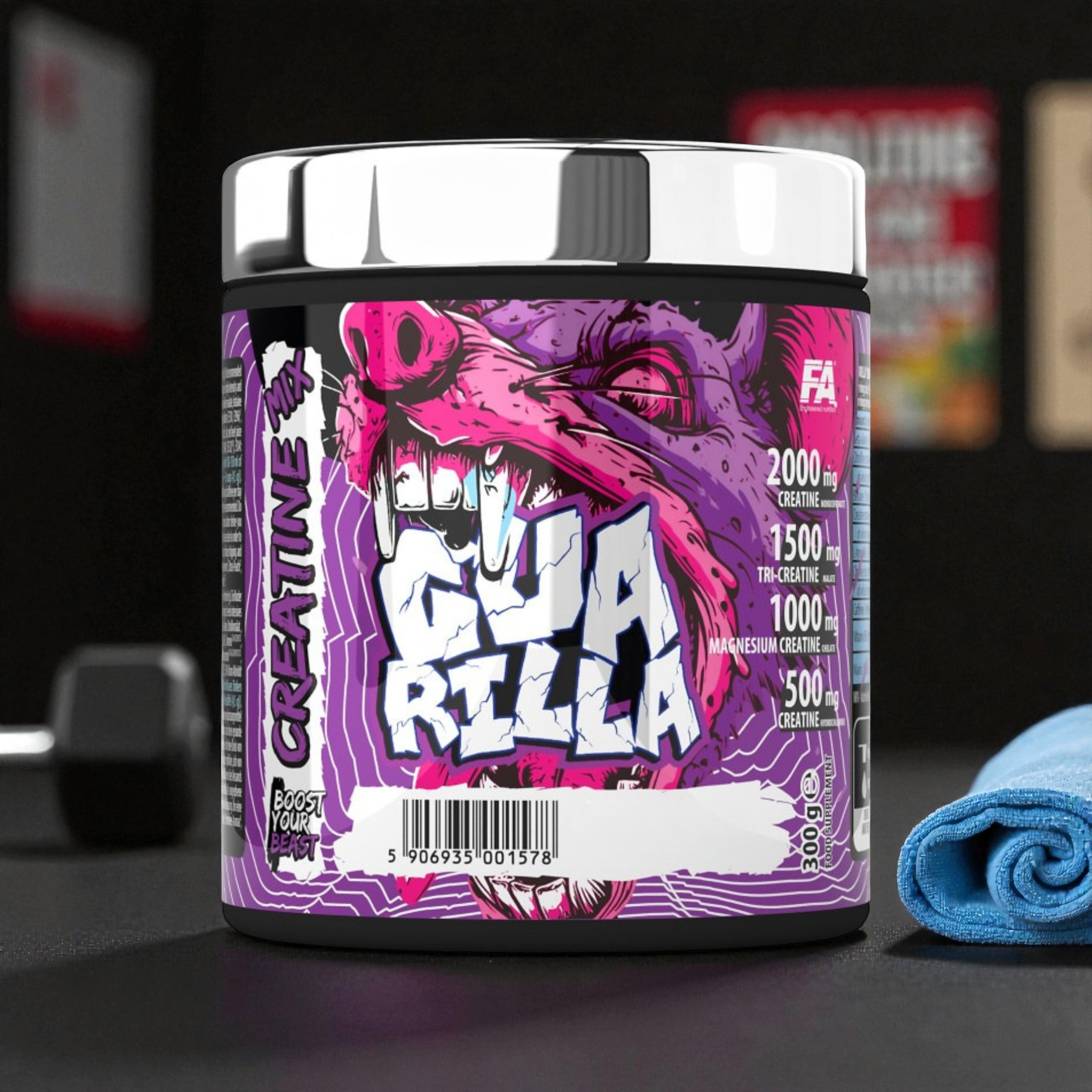 FITNESS AUTHORITY - Guarilla Creatine Mix - 300g 