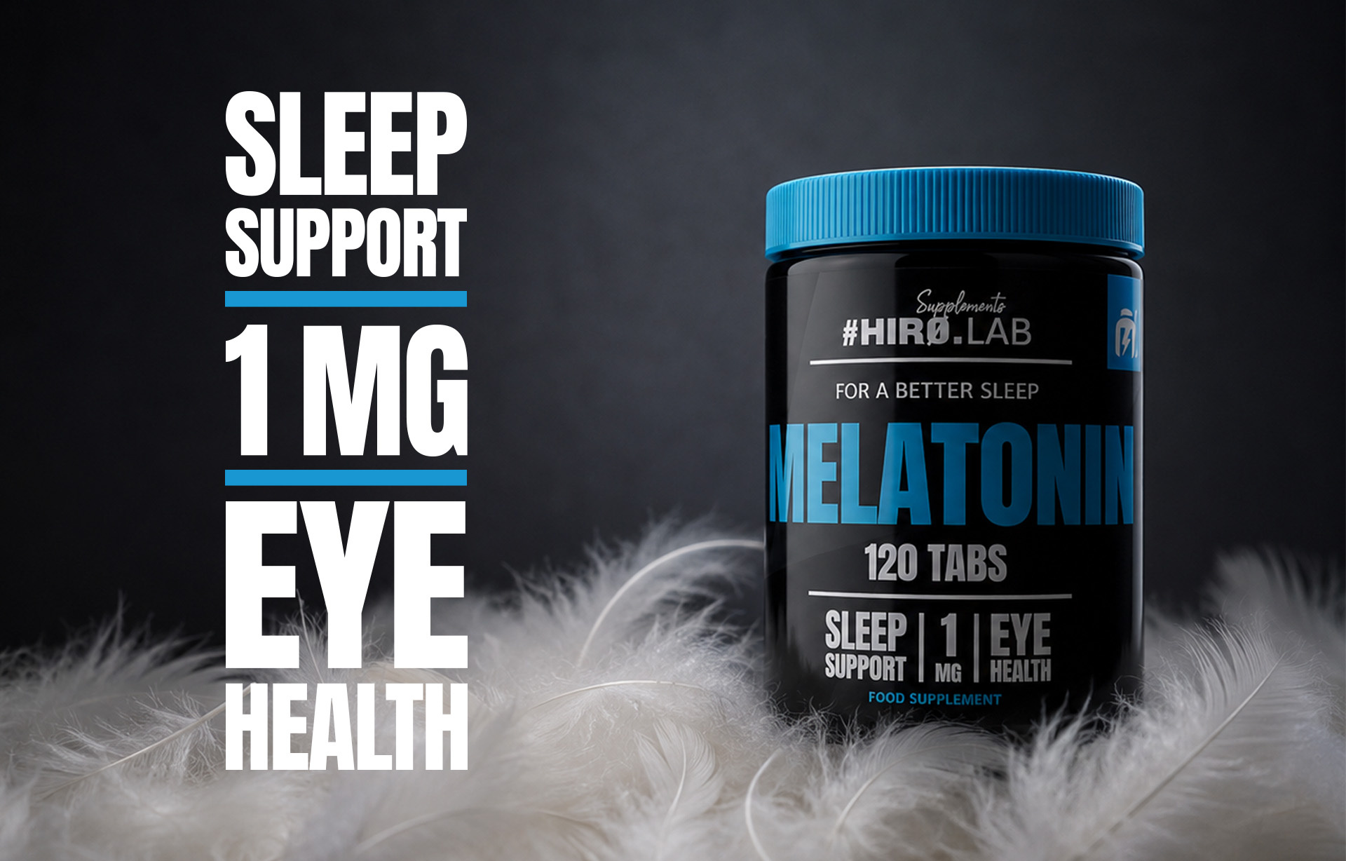 HIRO.LAB - Melatonin 1mg - 120tabs.