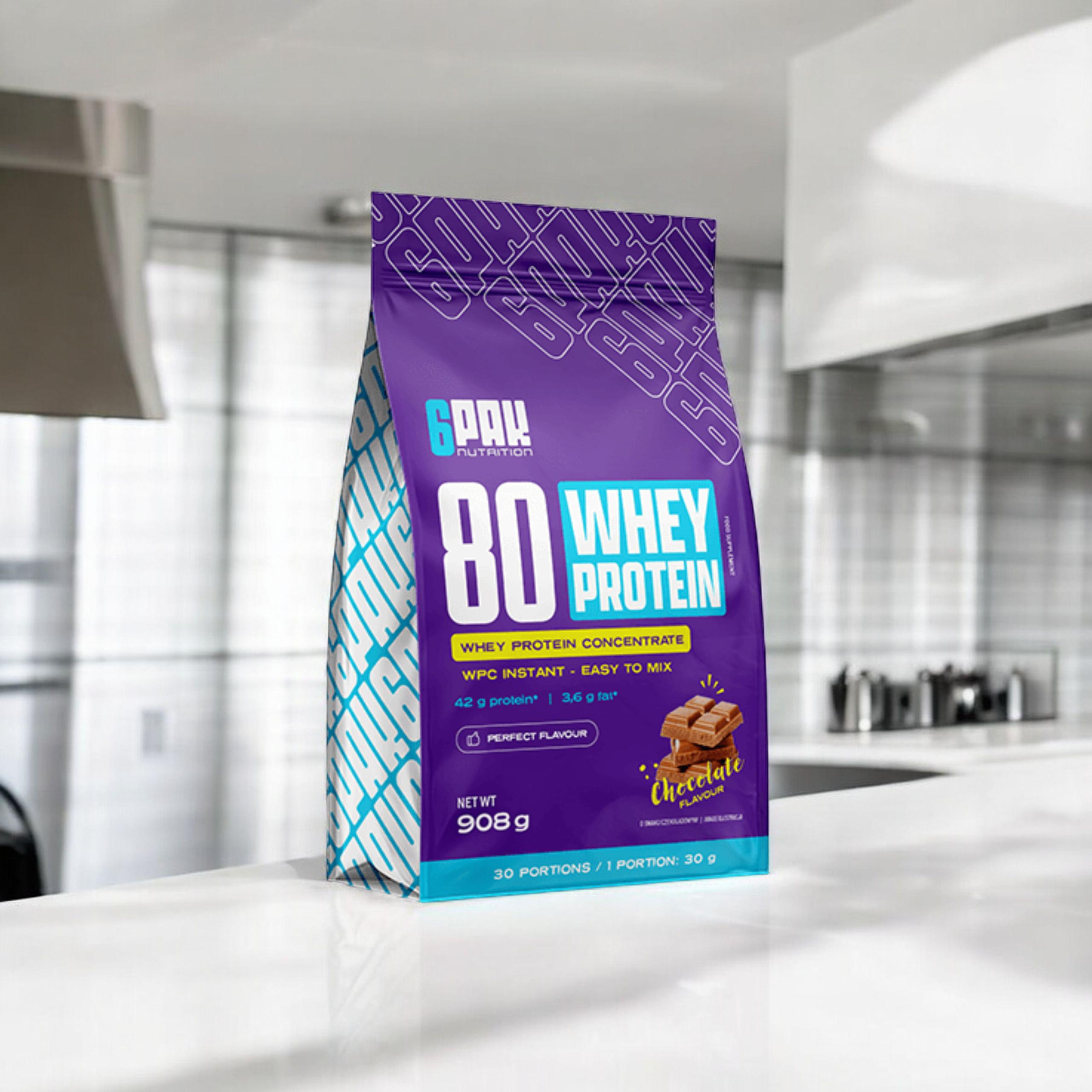 6PAK 80 Whey Protein - 3x 908g
