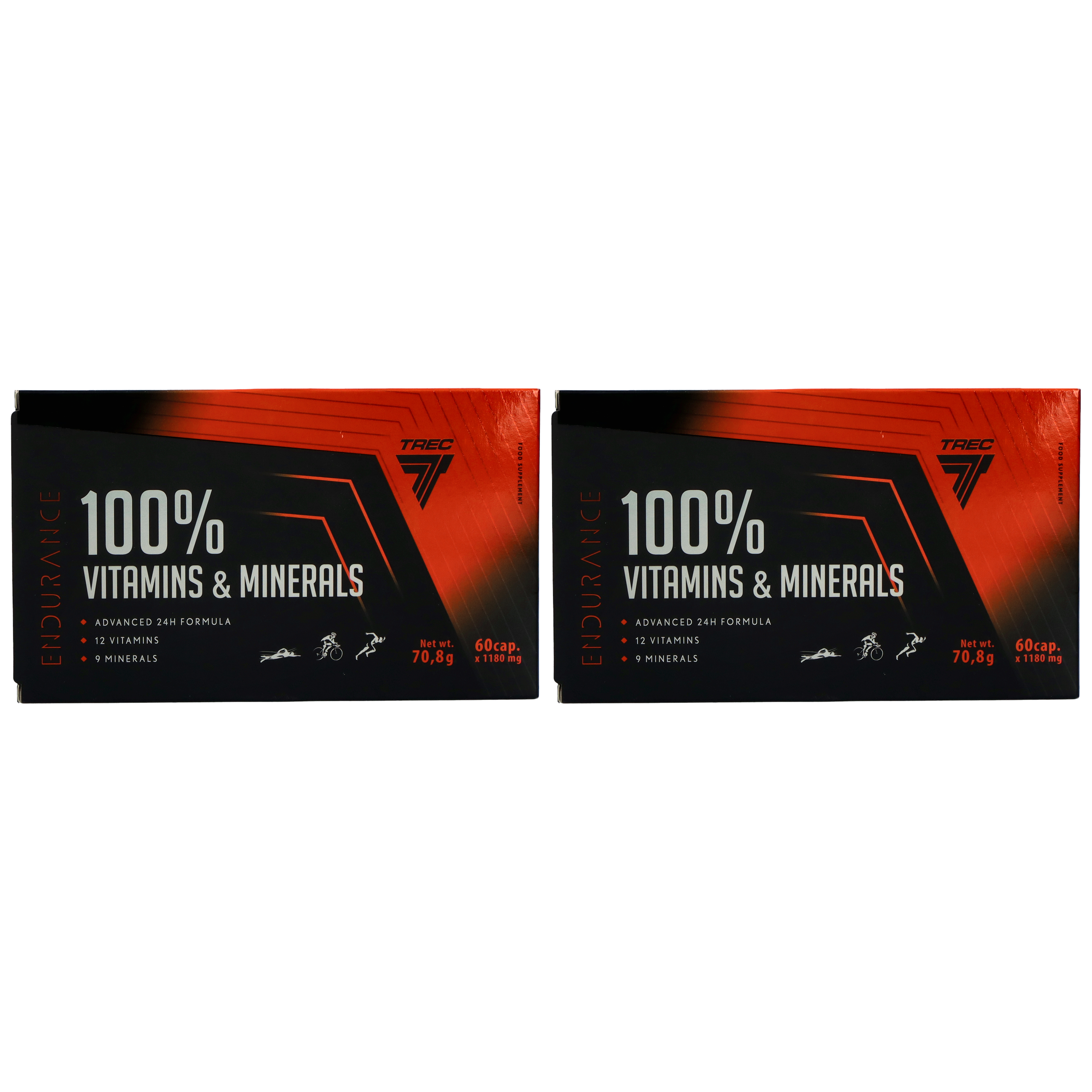 TREC Endurance 100% Vitamins & Minerals - 2x 60caps