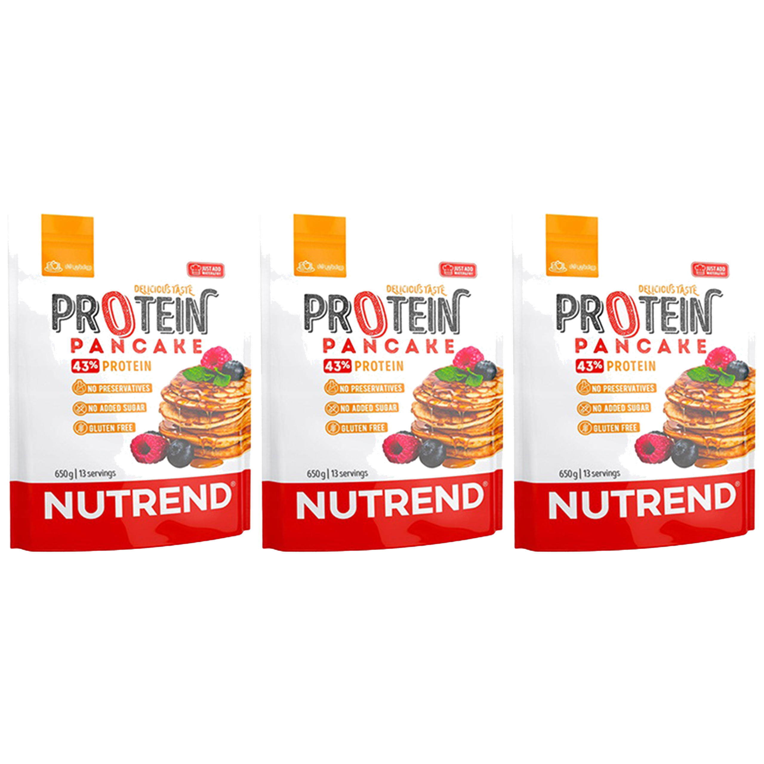NUTREND Protein Pancake - 3x 650g