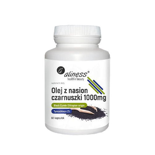 ALINESS Olej z nasion czarnuszki 2% 1000 mg - 60caps