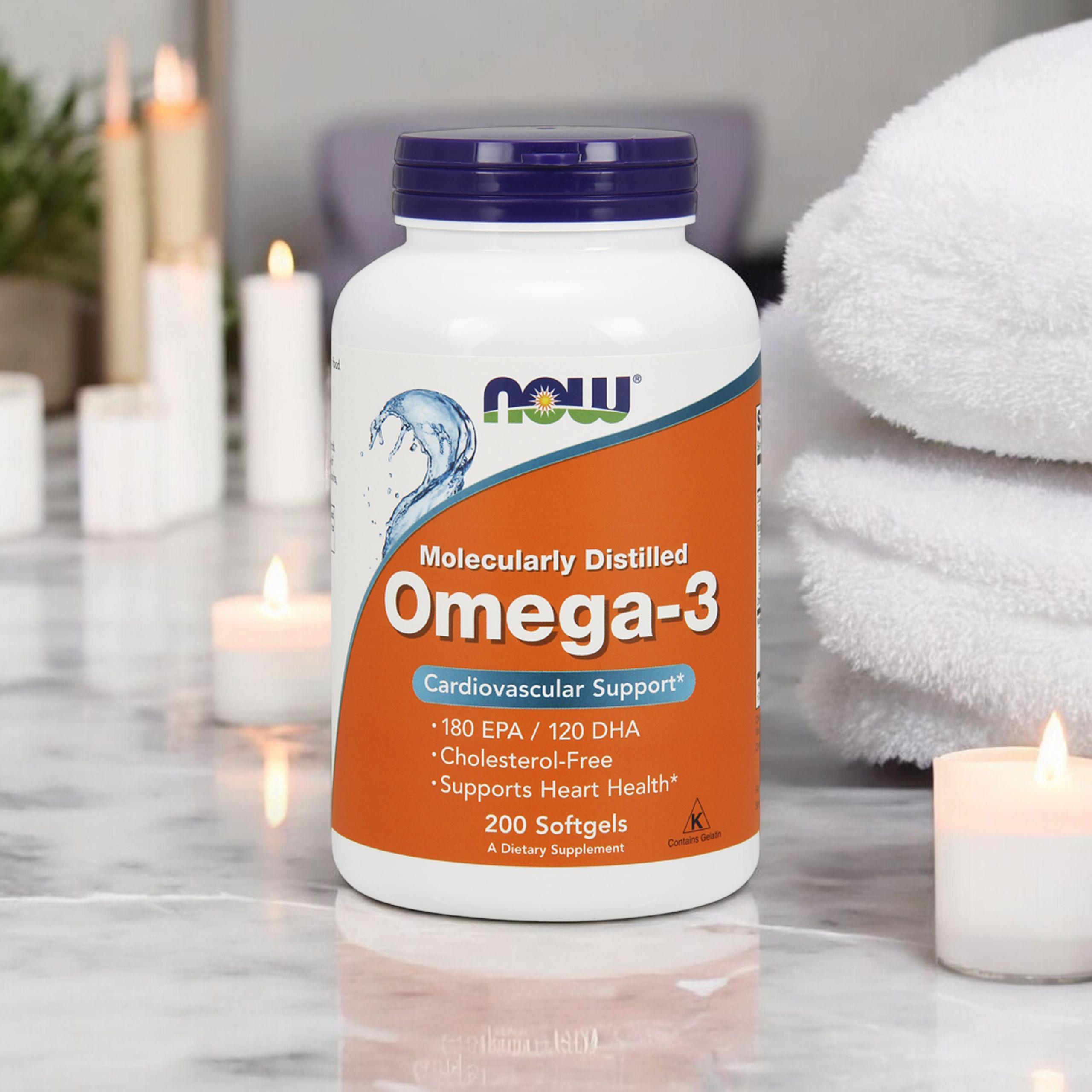 NOW Omega-3 - 3x 200softgels