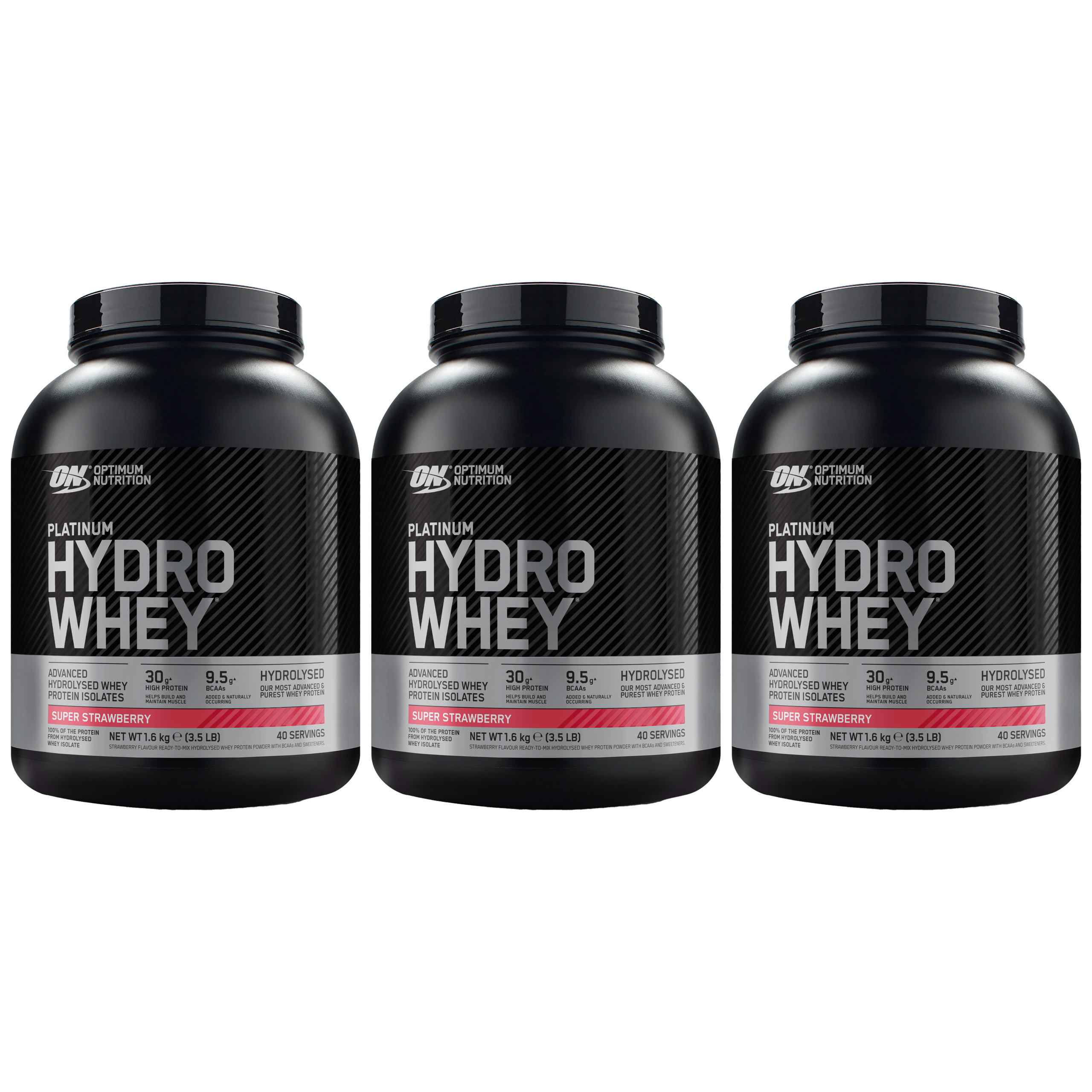 OPTIMUM NUTRITION Platinum Hydro Whey - 3x 1600g