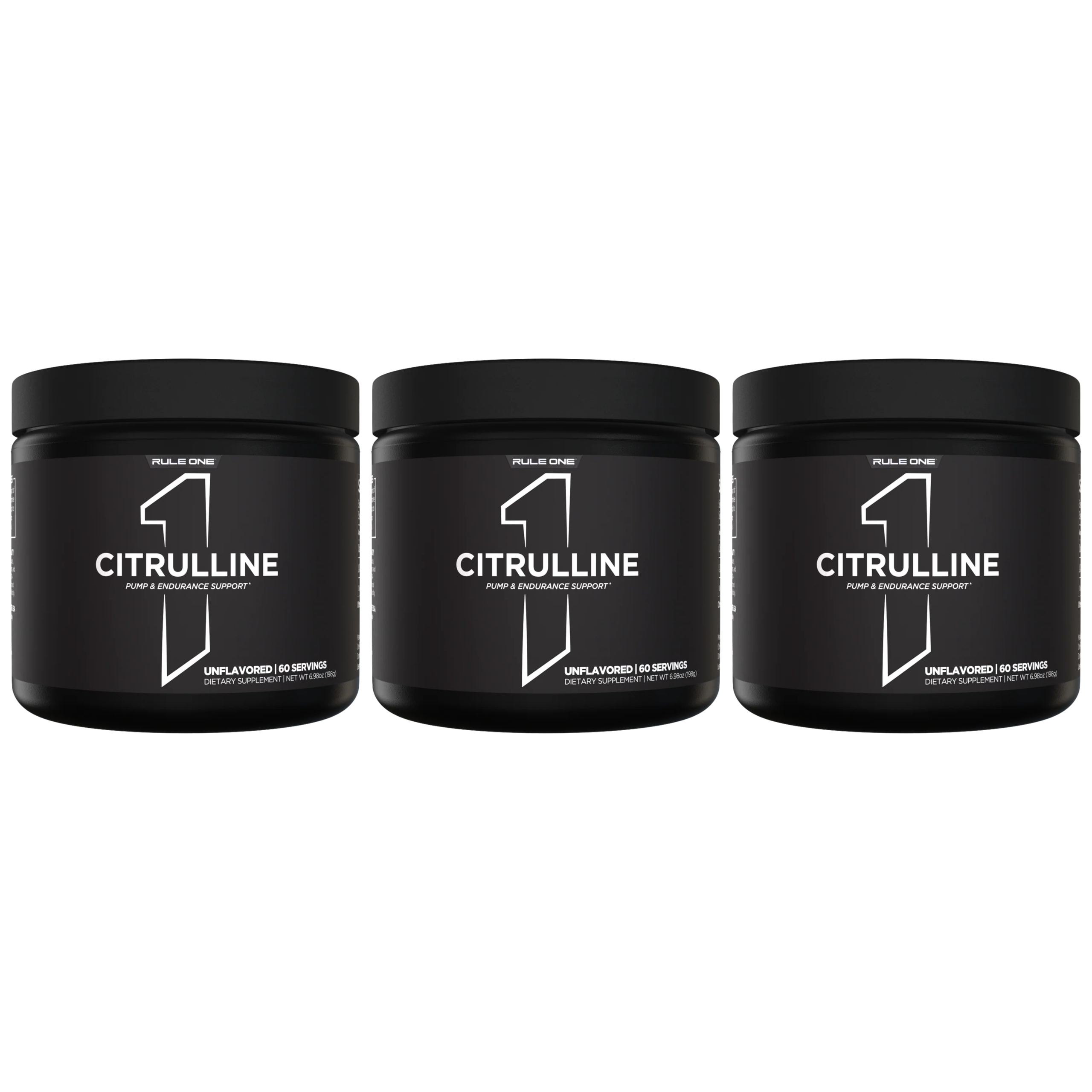 RULE 1 - R1 Citrulline - 3x 198g - Unflavored