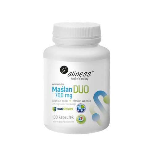ALINESS - Maślan Duo 700mg (Wapnia+Sodu) - 100caps.