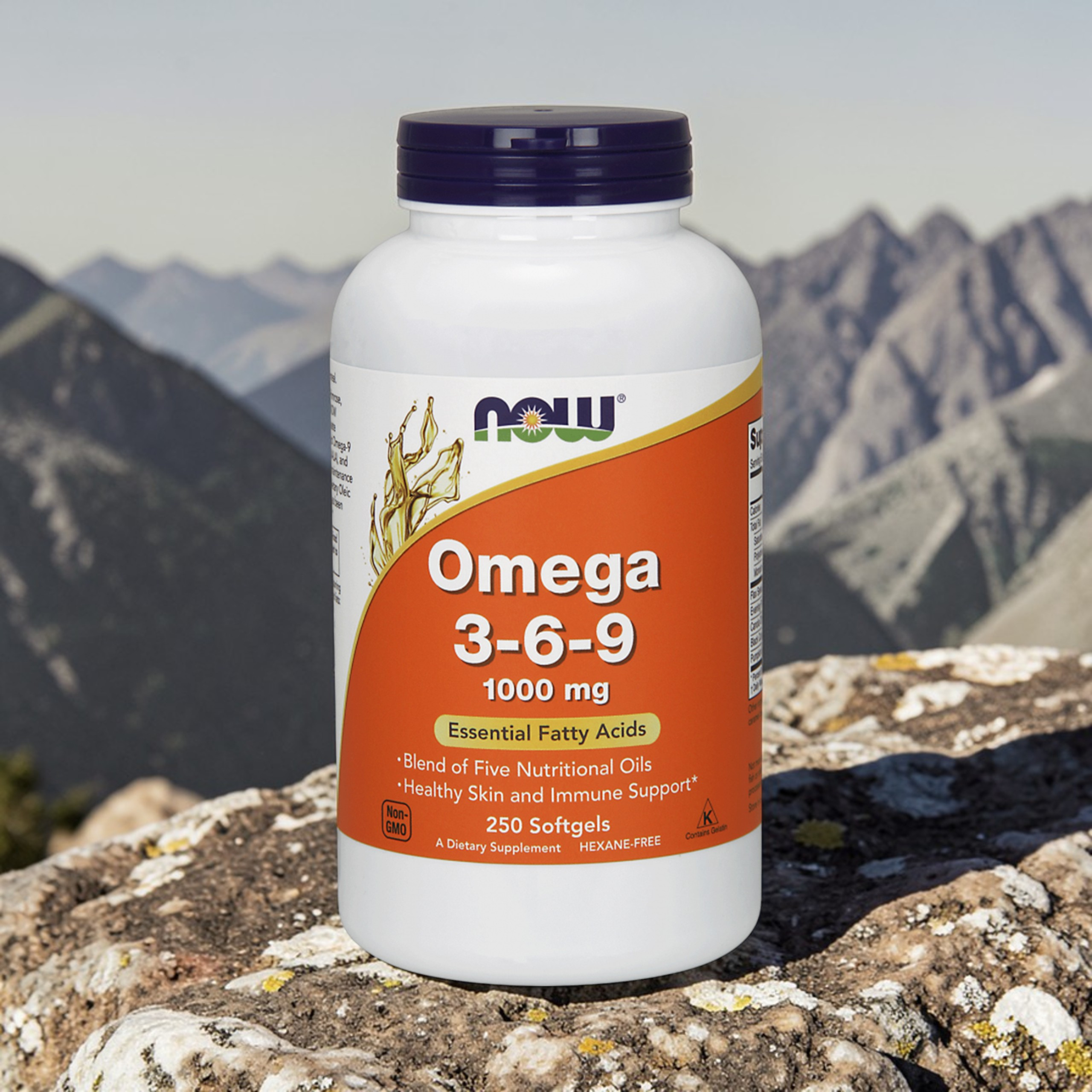 NOW Omega-3-6-9 1000mg - 3x 250softgels