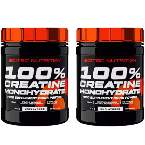 SCITEC 100% Creatine Monohydrate - 2x 300g