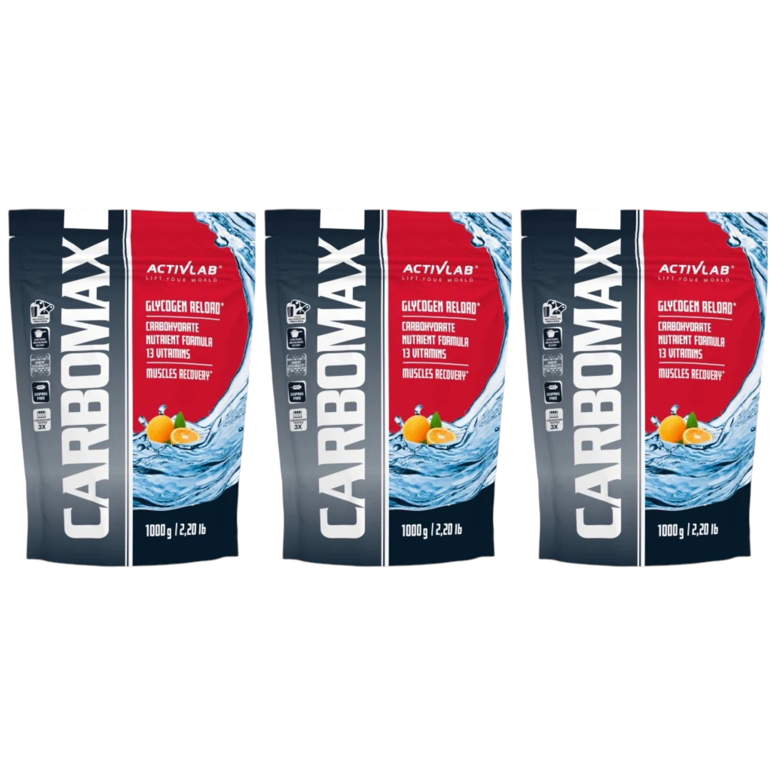 ACTIVLAB Carbo Max - 3x 1000g