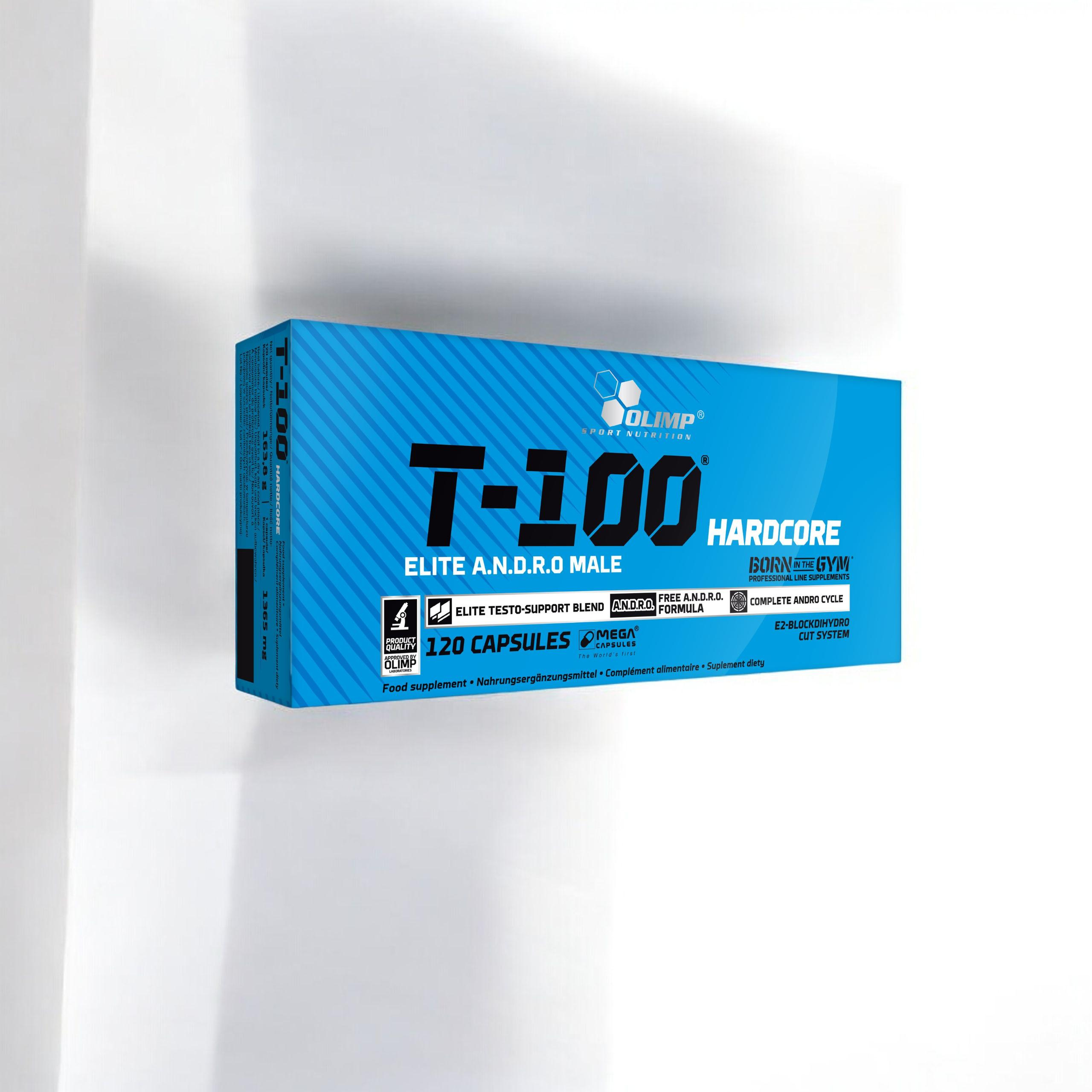 OLIMP T-100 Hardcore - 2x 120caps