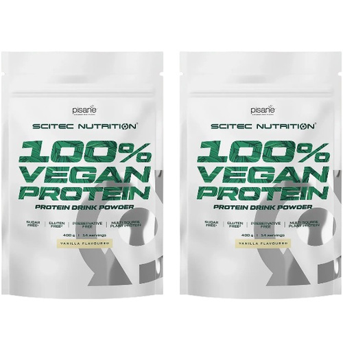 SCITEC - 100% Vegan Protein - 2x 400g - Vanilla